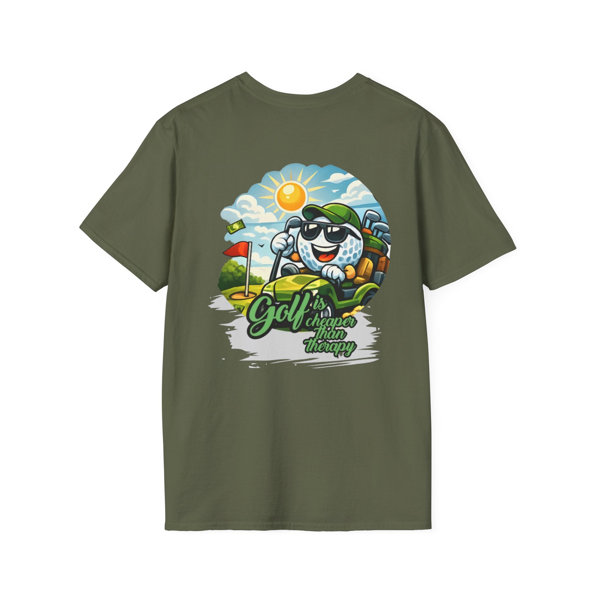 Golf Is Cheaper Than Therapy T-Shirt
