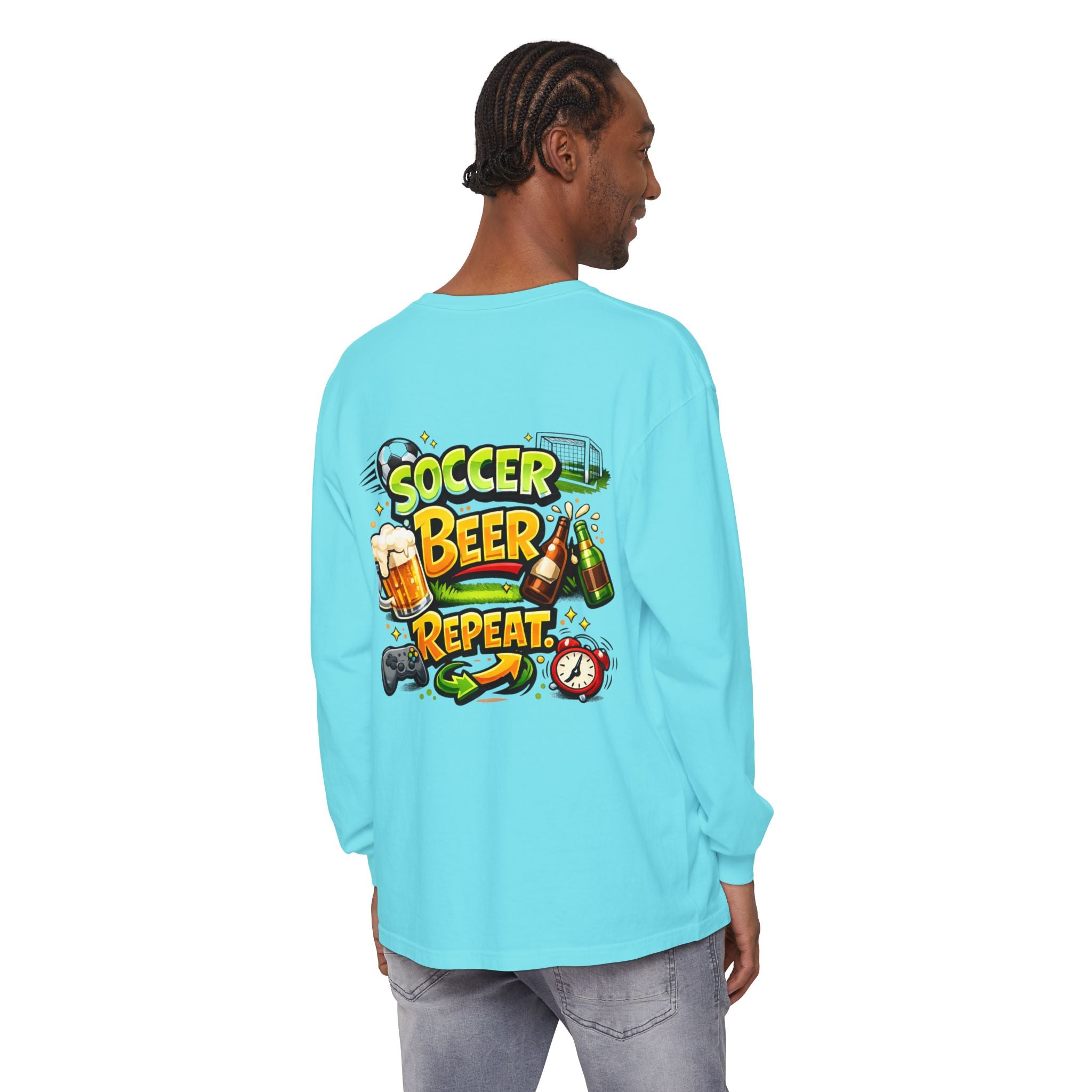 Soccer Beer Repeat Funny Sweatshirt
