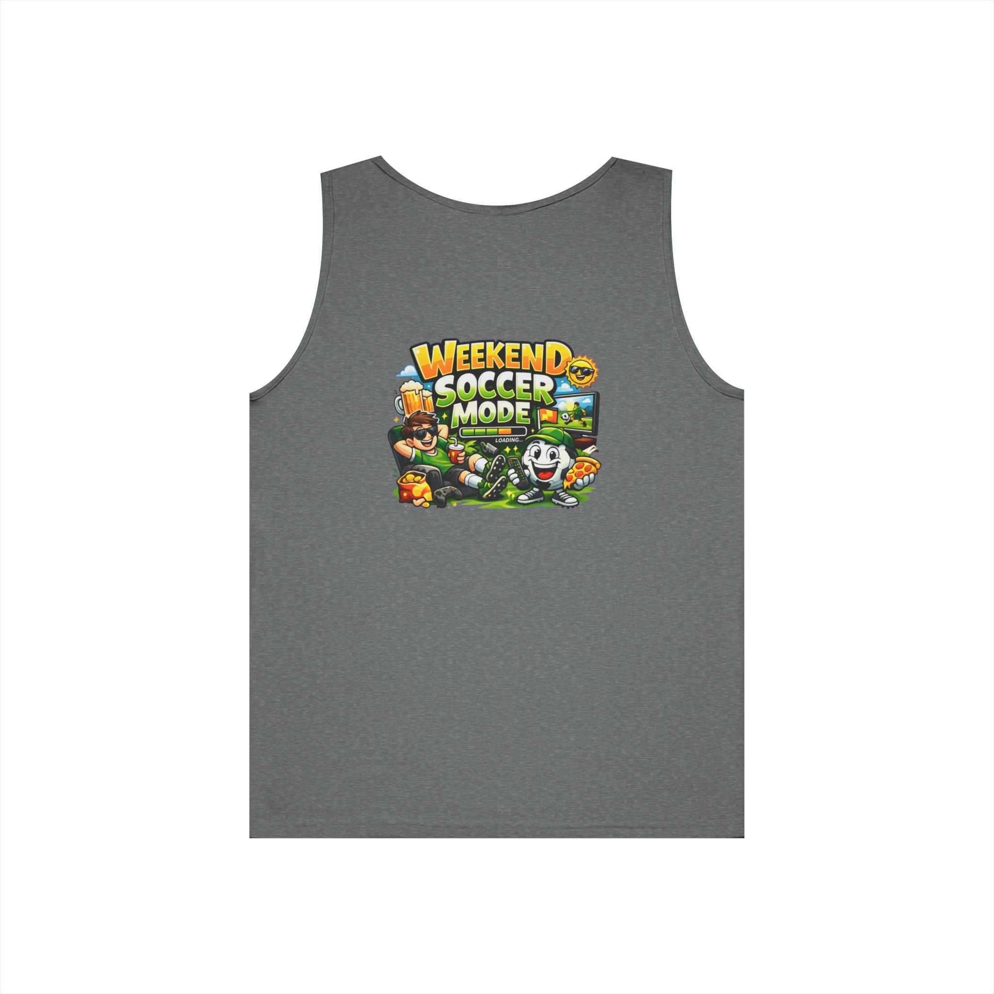Weekend Soccer Mode Funny Tank Top