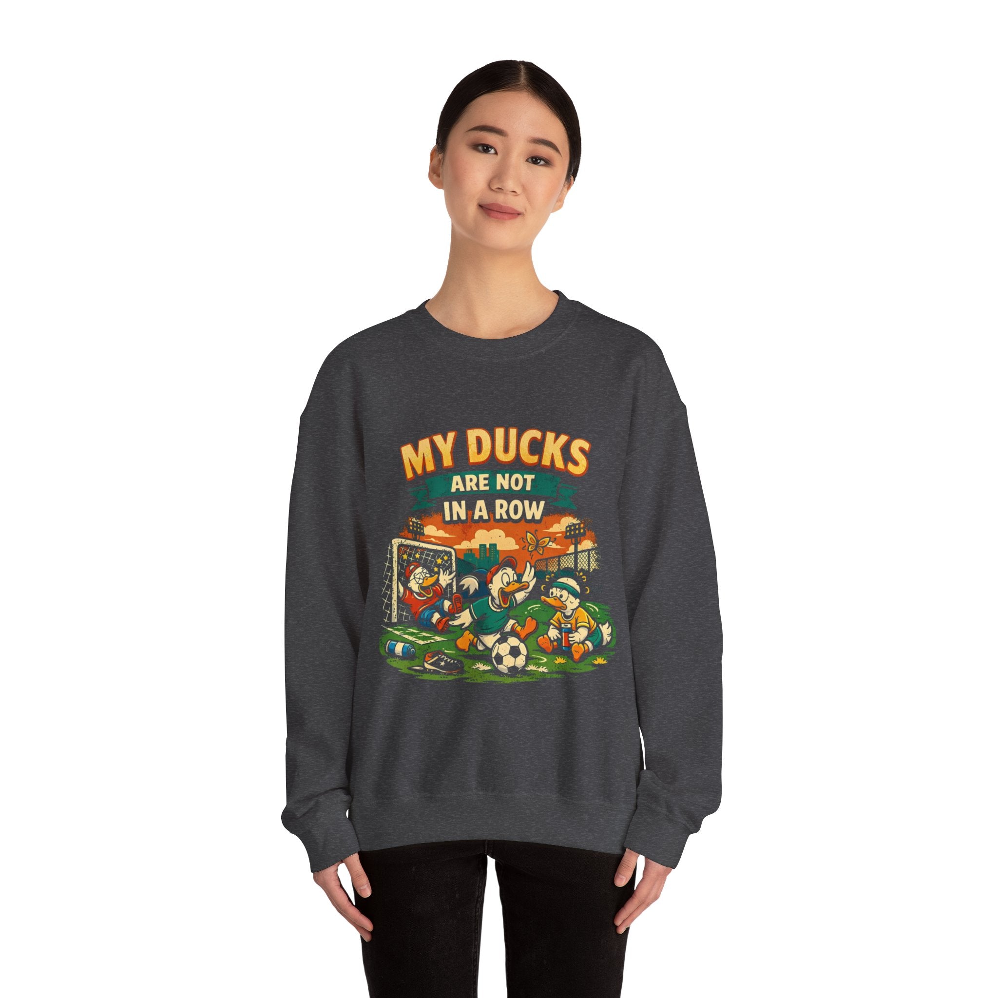 My Ducks Are Not In A Row Funny T-Shirt Sarcastic Graphic Tee Anxiety Humor Gift Funny Slogan Shirt Novelty Tee