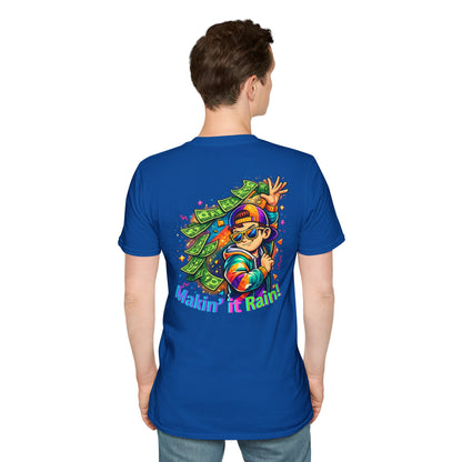Making It Rain Money T-Shirt — Funny Bold Confident Graphic Tee