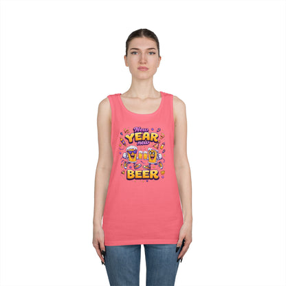 New Year New Beer Funny T-Shirt Sarcastic Drinking Tee Funny New Years Shirt Resolution Novelty Beer Gift Graphic Tee