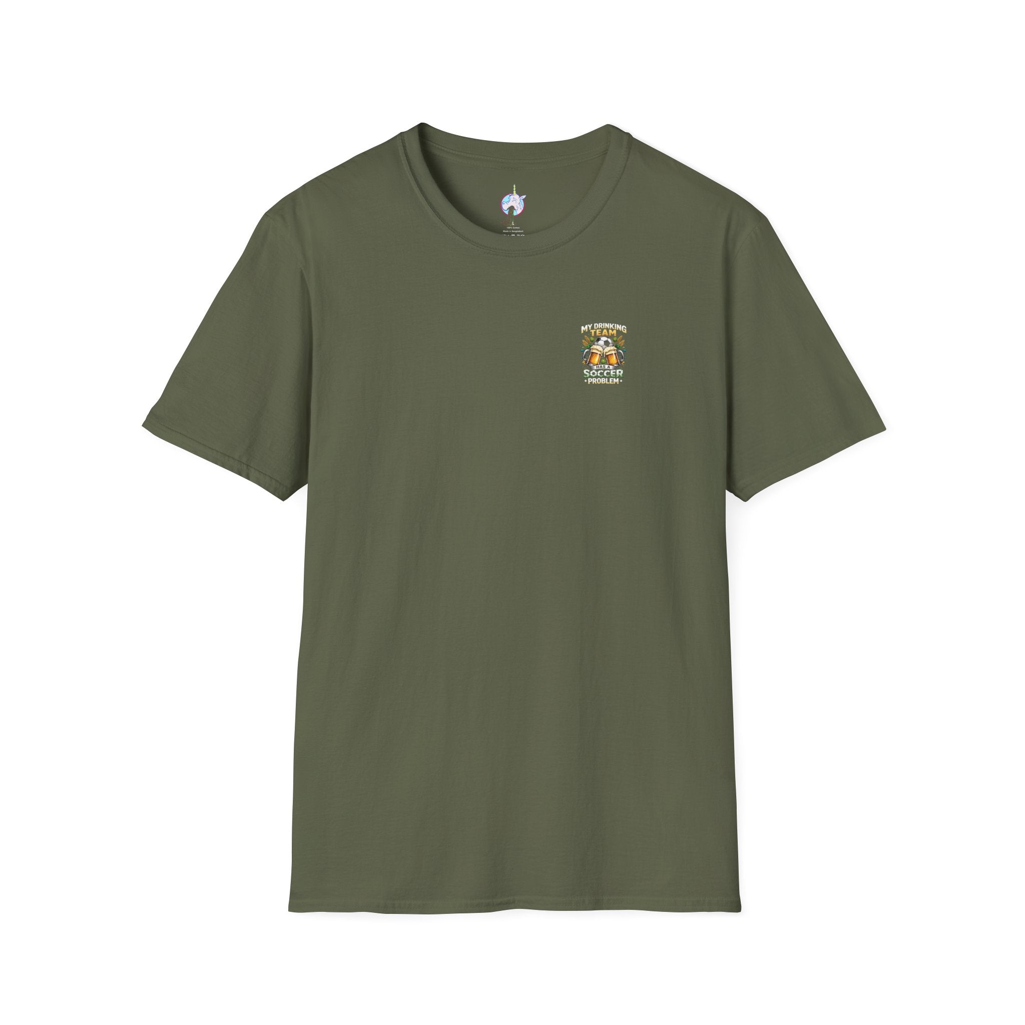 Soccer Drinking Team T-Shirt — "My Drinking Team Has a Soccer Problem" Football Beer Tee