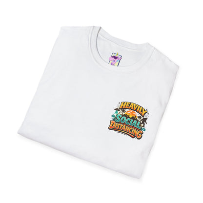Heavily Socially Distancing Funny T-Shirt