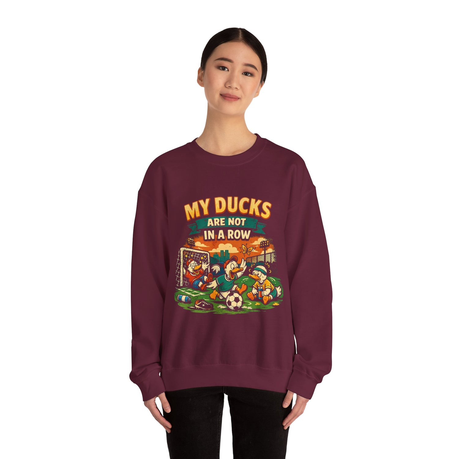 My Ducks Are Not In A Row Funny T-Shirt Sarcastic Graphic Tee Anxiety Humor Gift Funny Slogan Shirt Novelty Tee