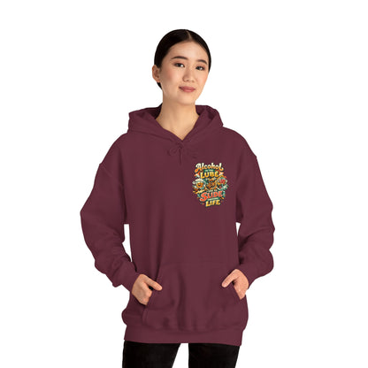 Alcohol Is The Lube I Use To Slide Through Life Funny Hoodie