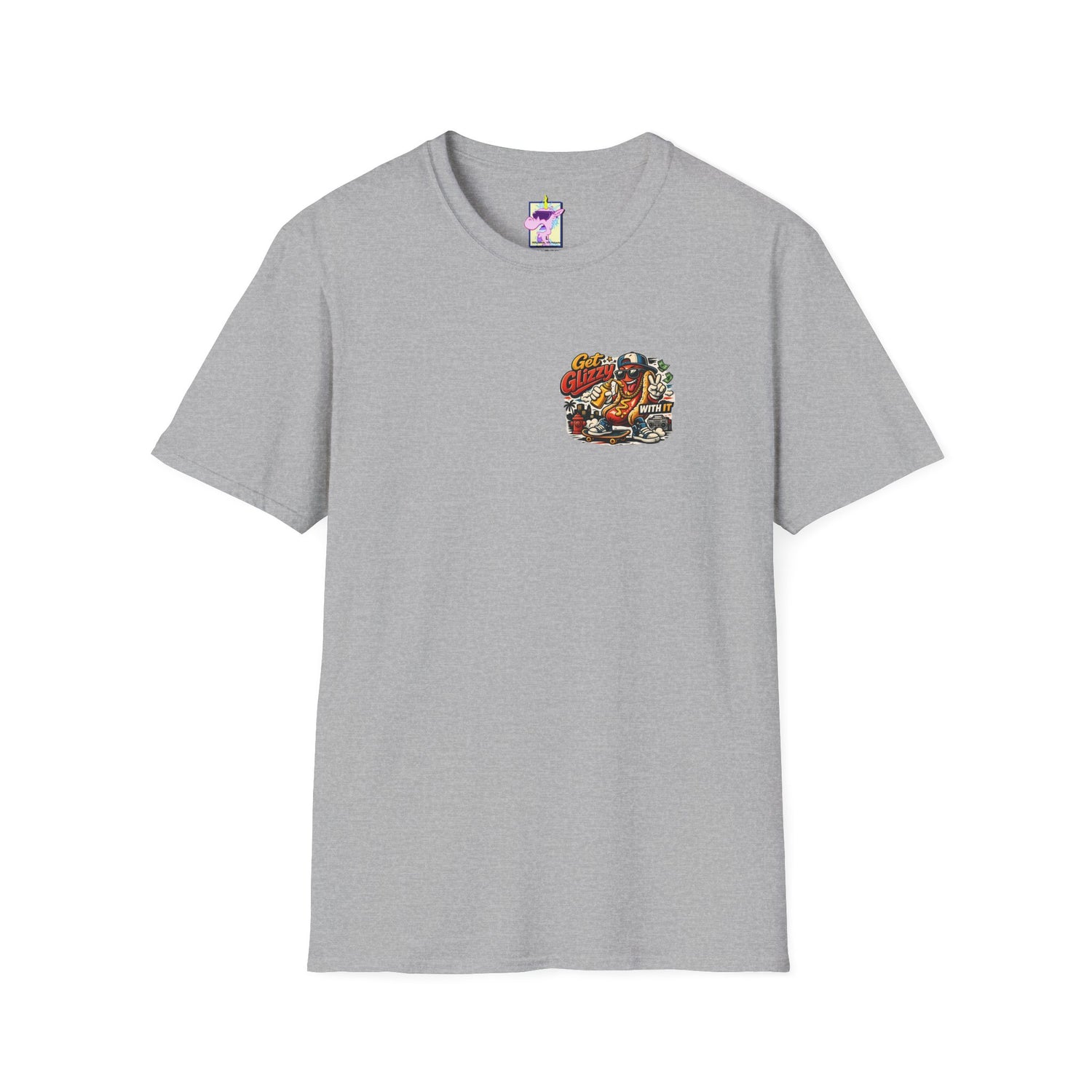 Get Glizzy With It Funny Hot Dog T-Shirt