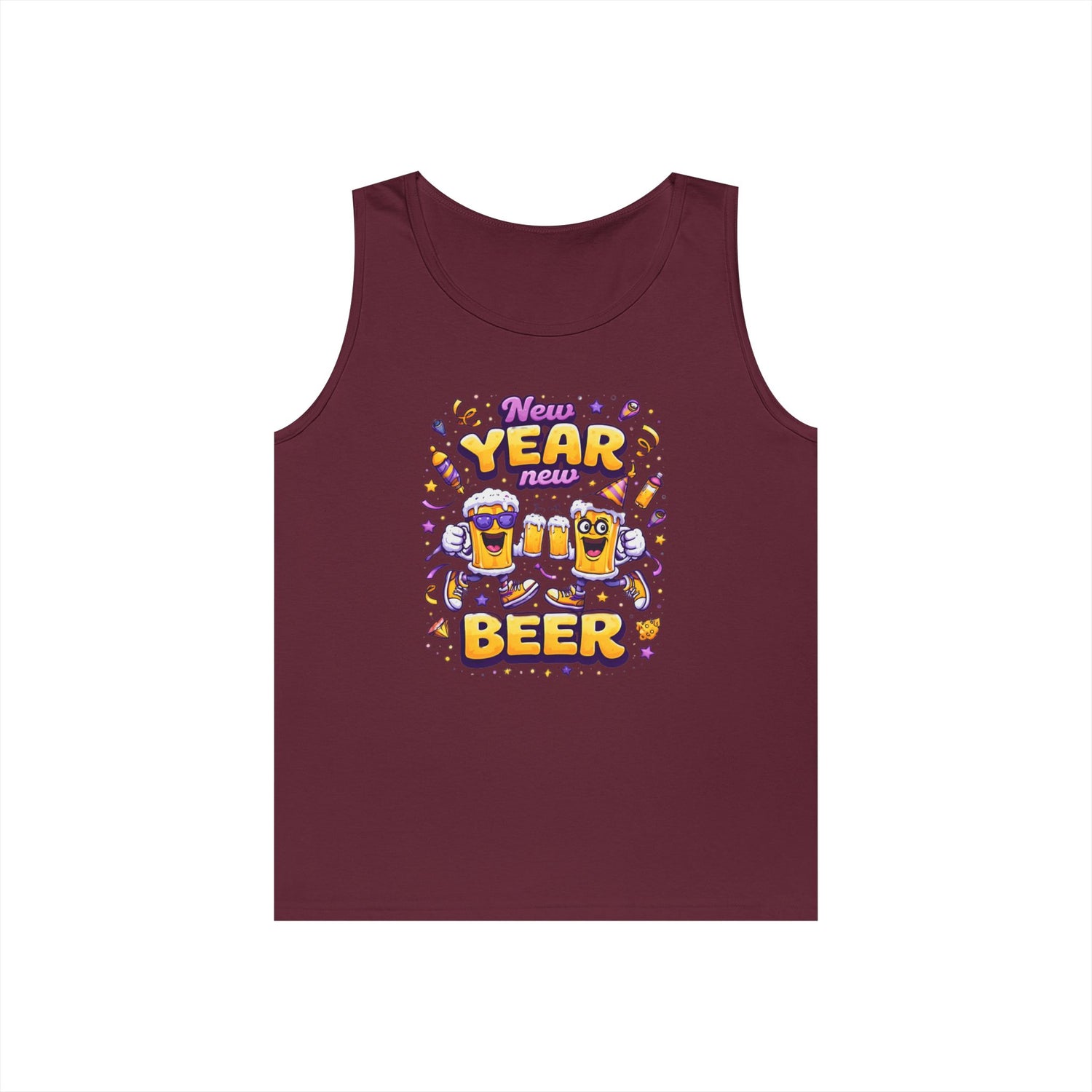 New Year New Beer Funny T-Shirt Sarcastic Drinking Tee Funny New Years Shirt Resolution Novelty Beer Gift Graphic Tee