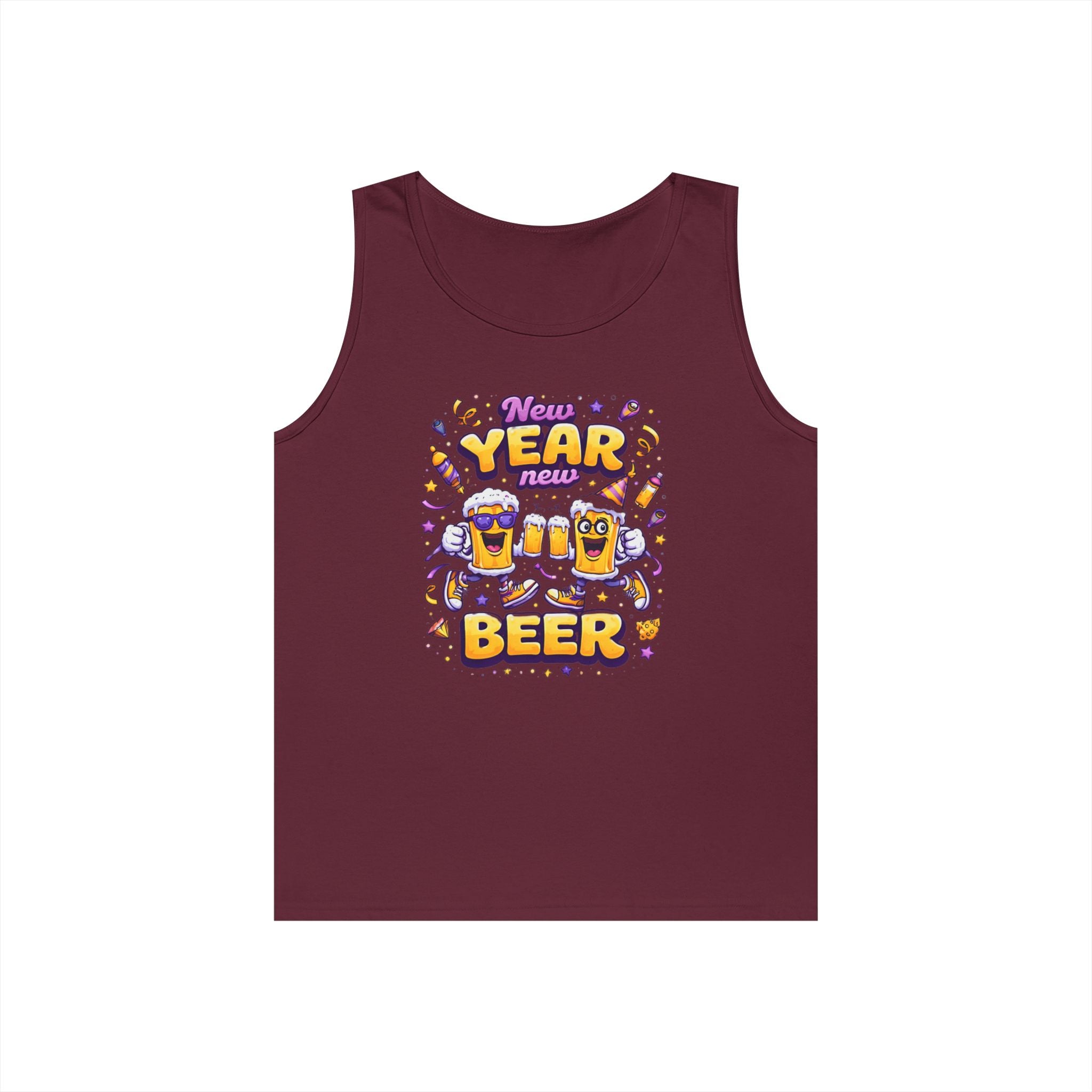 New Year New Beer Funny T-Shirt Sarcastic Drinking Tee Funny New Years Shirt Resolution Novelty Beer Gift Graphic Tee