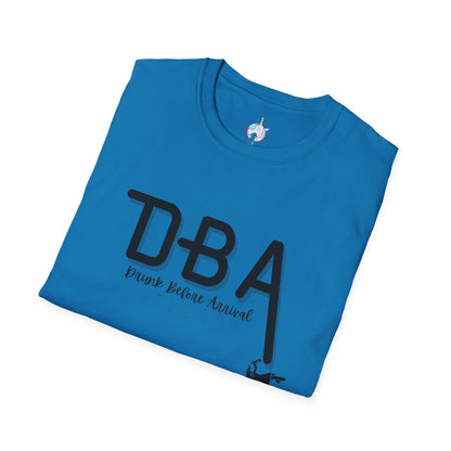 Drunk Before Arrival Funny T-Shirt — Bold Party Tee