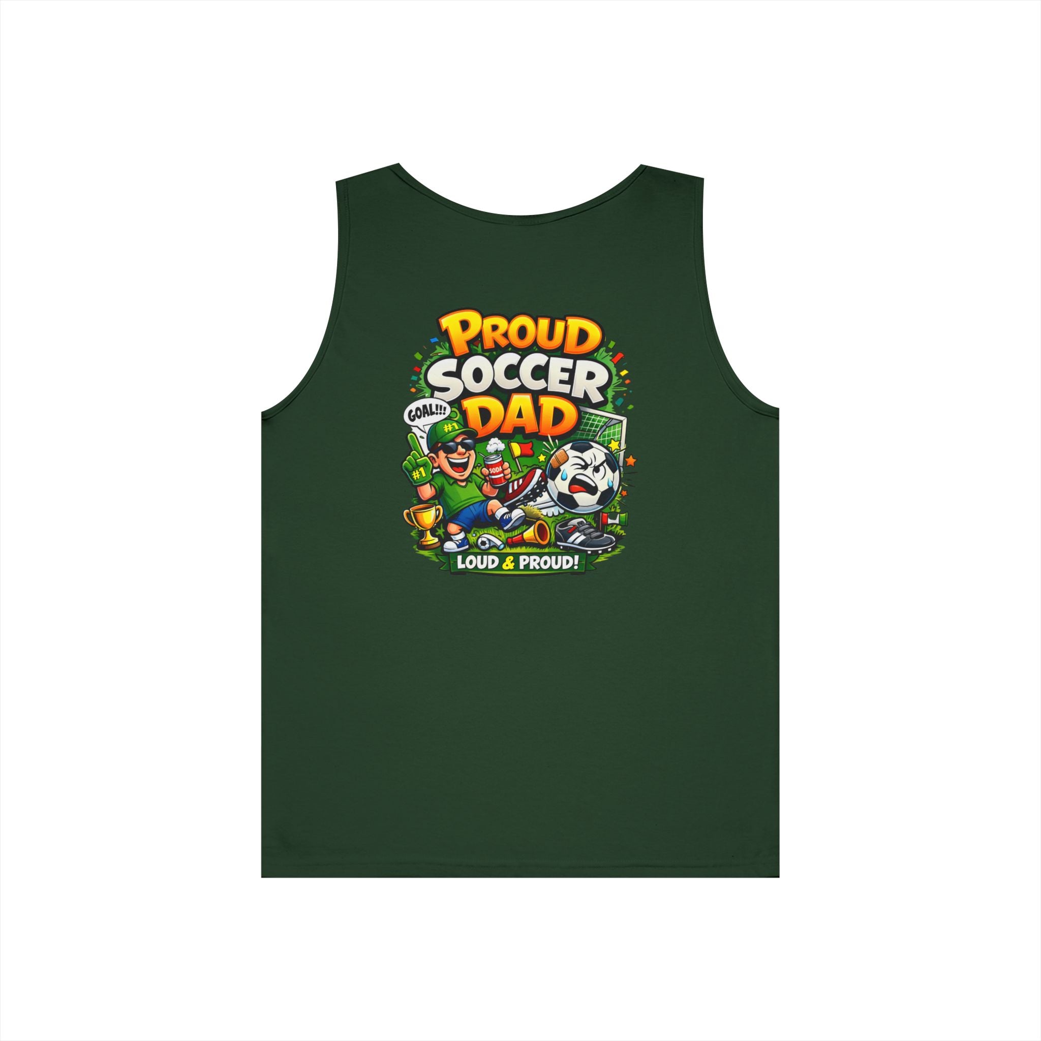 Proud Soccer Dad Tank Top — Loud &amp; Proud Dad Soccer Shirt