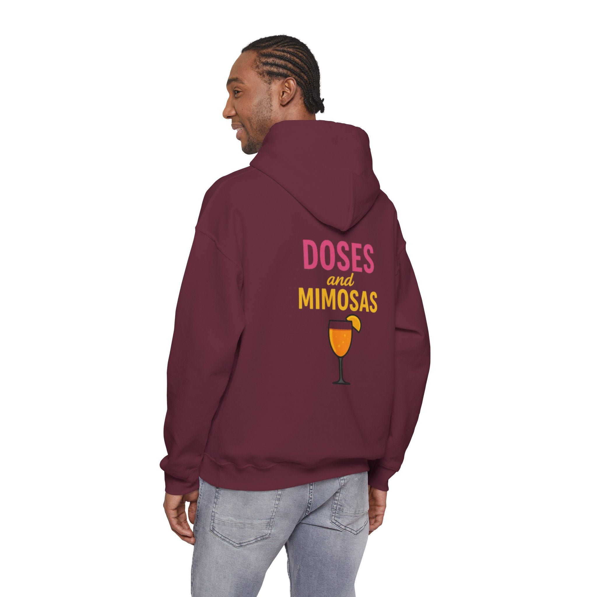 Party Vibes Hooded Sweatshirt — "Sunday Funday" Doses &amp; Mimosas