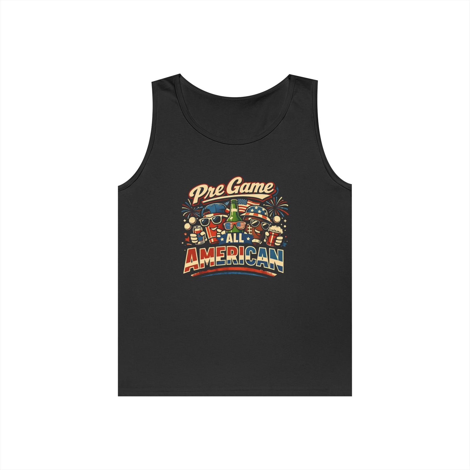 Pre Game All American Funny Tank Top