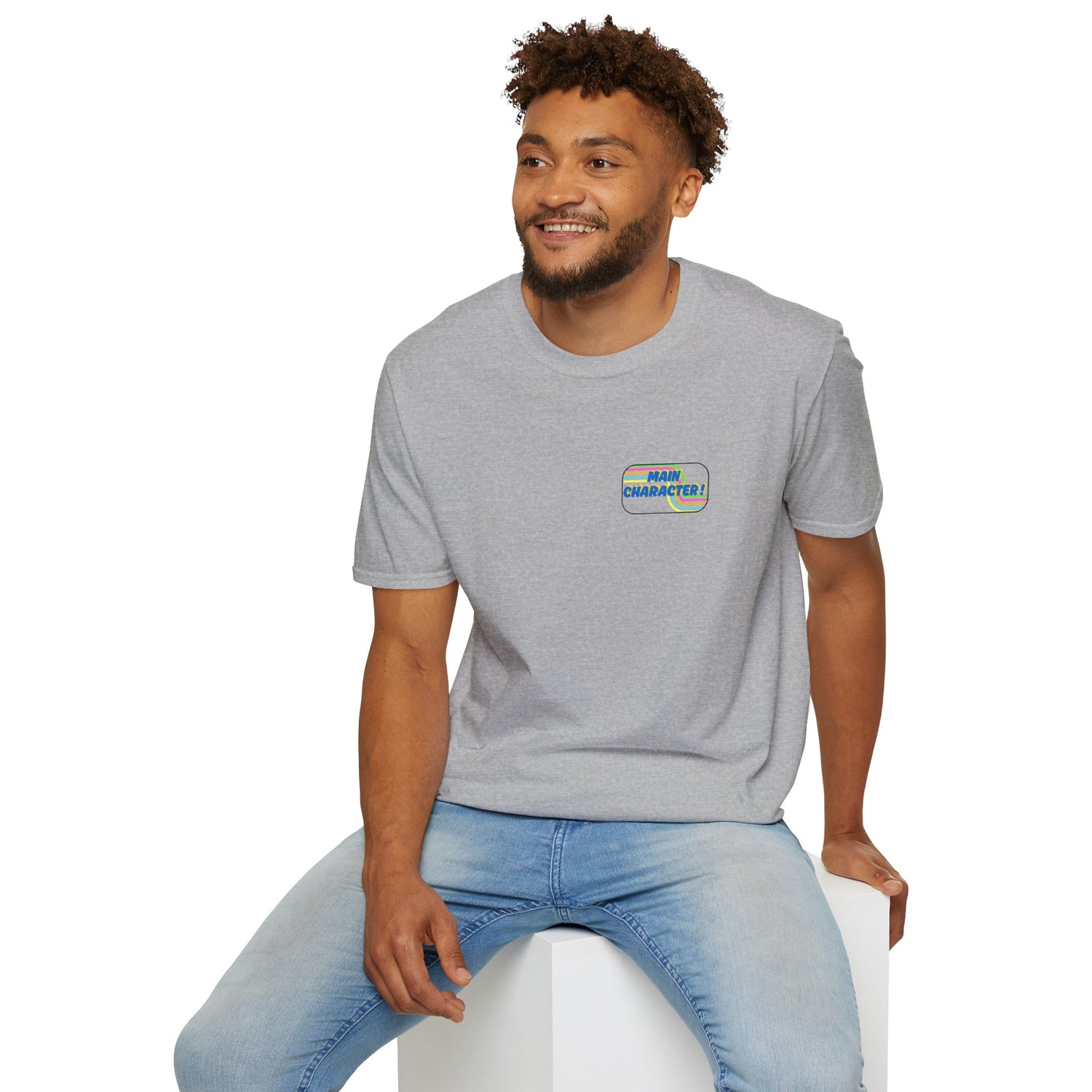 Main Character-Retro Funny — Awesome Creative Graphic T-Shirt