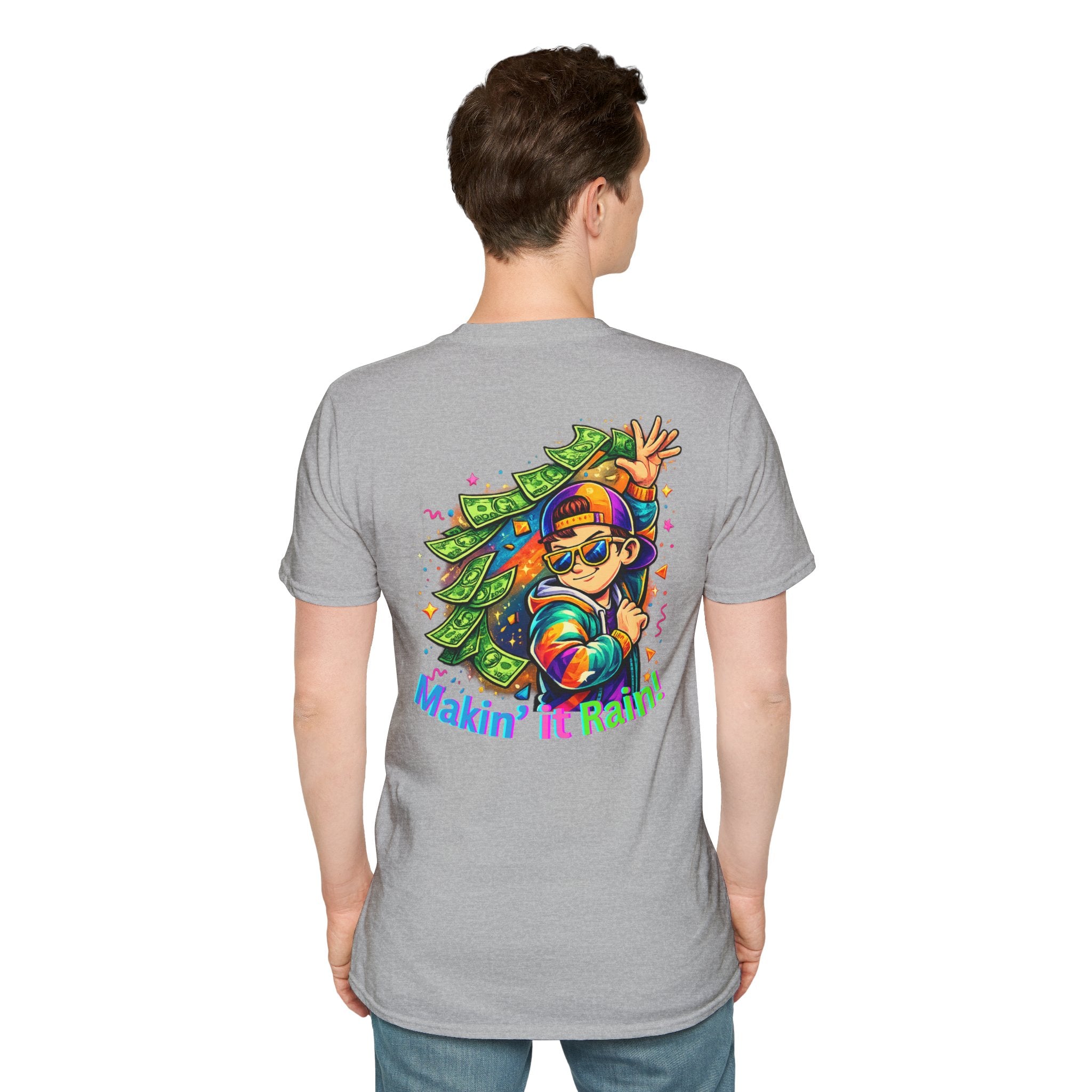 Making It Rain Money T-Shirt — Funny Bold Confident Graphic Tee