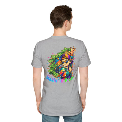 Making It Rain Money T-Shirt — Funny Bold Confident Graphic Tee