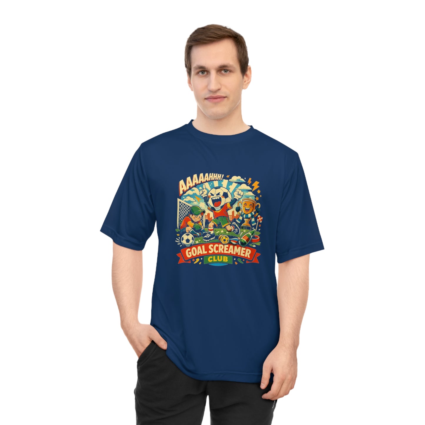 Goal Screamers Club Funny Soccer Fan Shirt – Graphic Tee | Soccer Gift