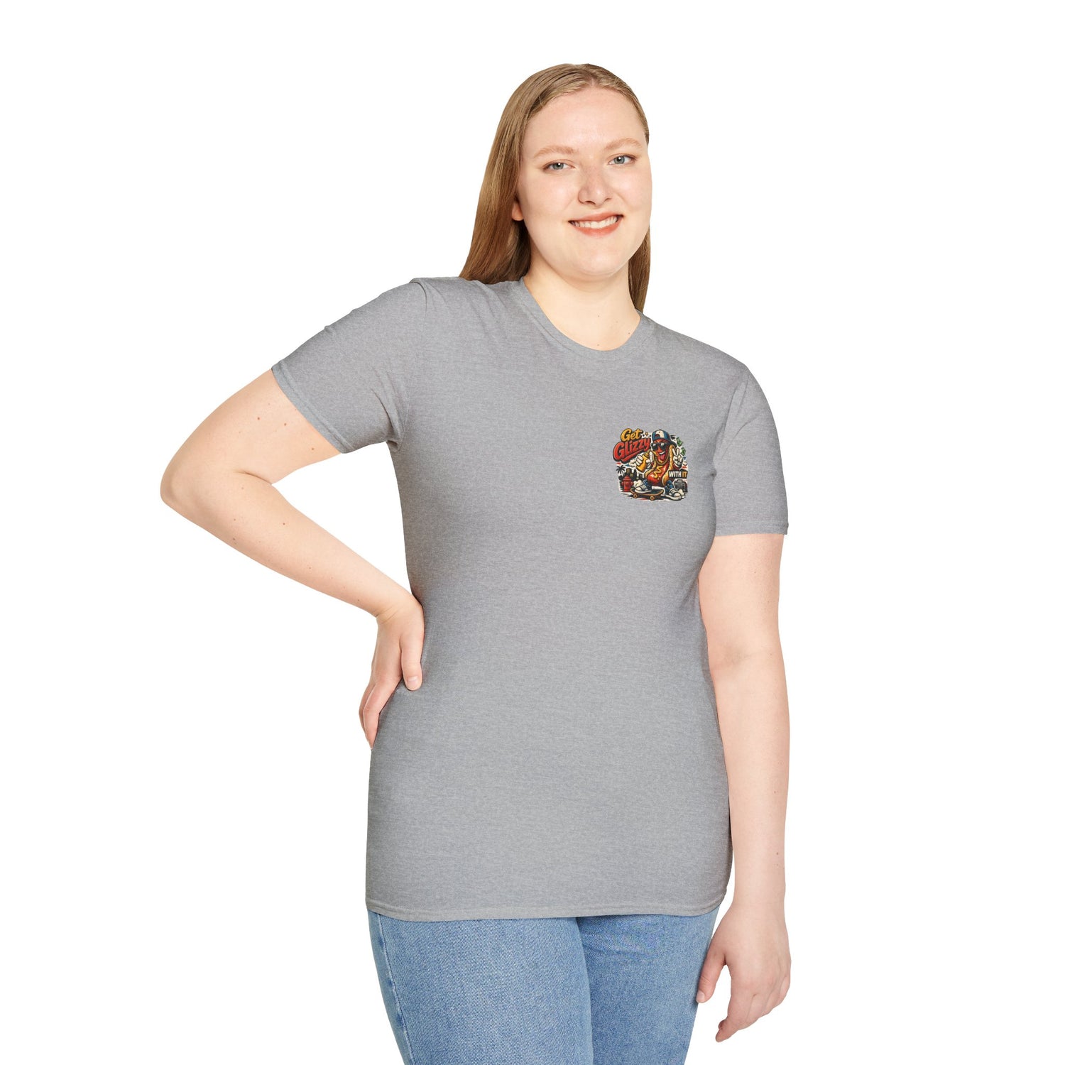 Get Glizzy With It Funny Hot Dog T-Shirt
