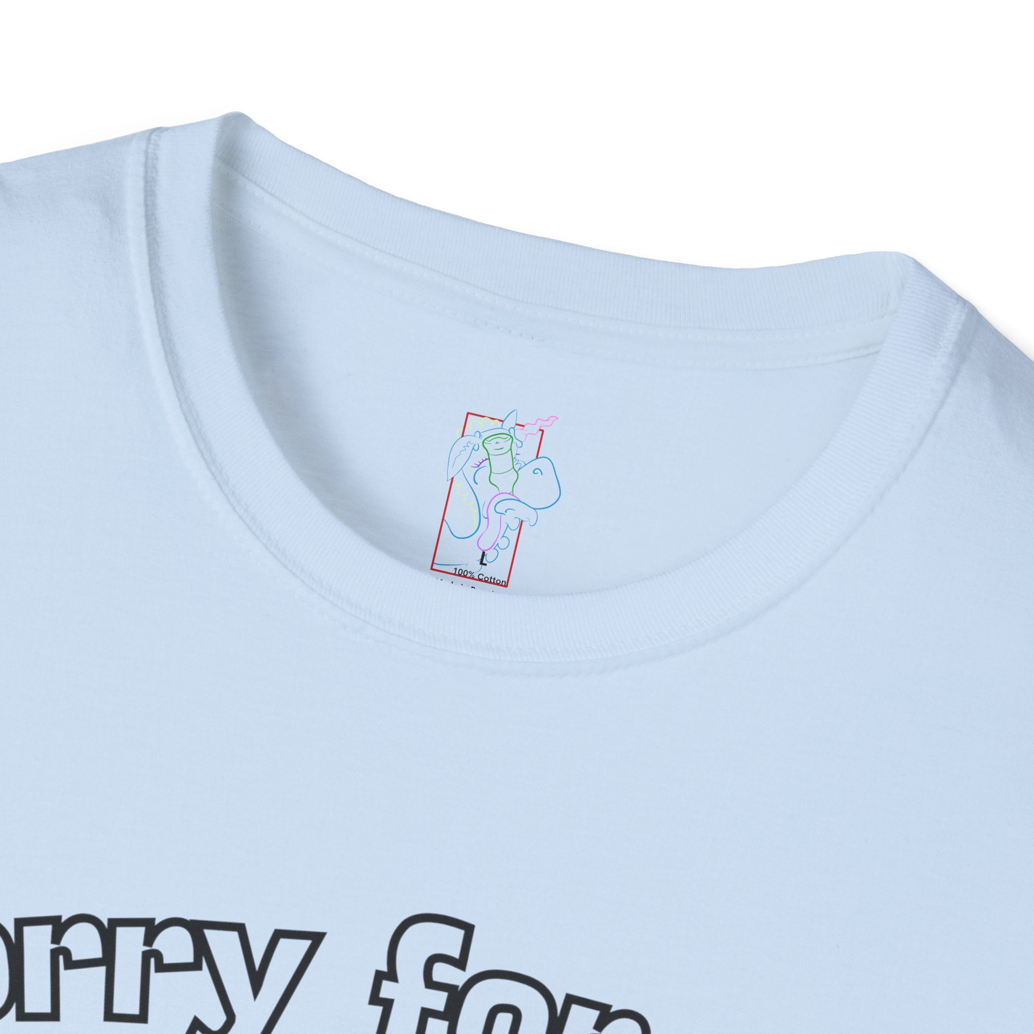 Sorry for Partying T-Shirt-Black