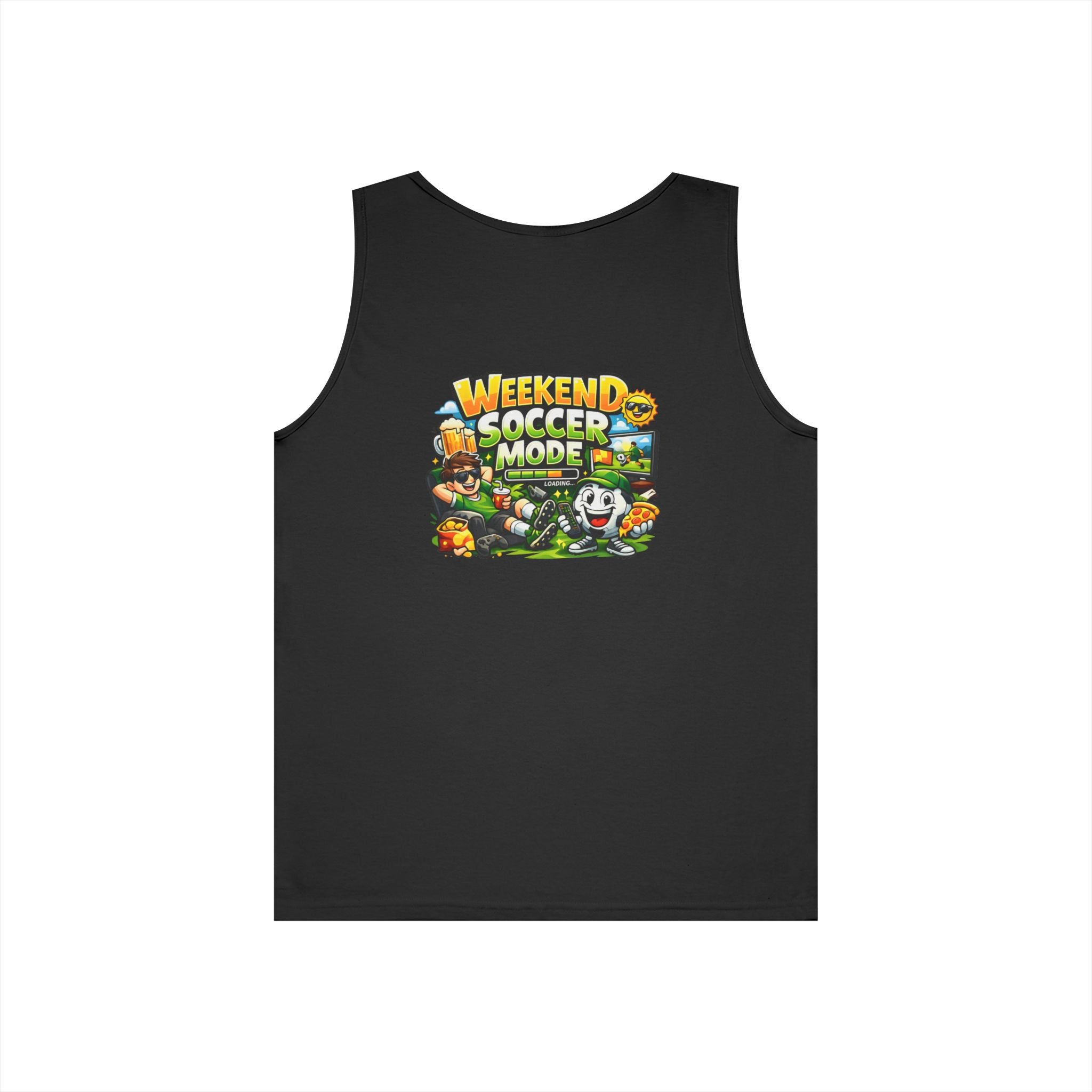 Weekend Soccer Mode Funny Tank Top