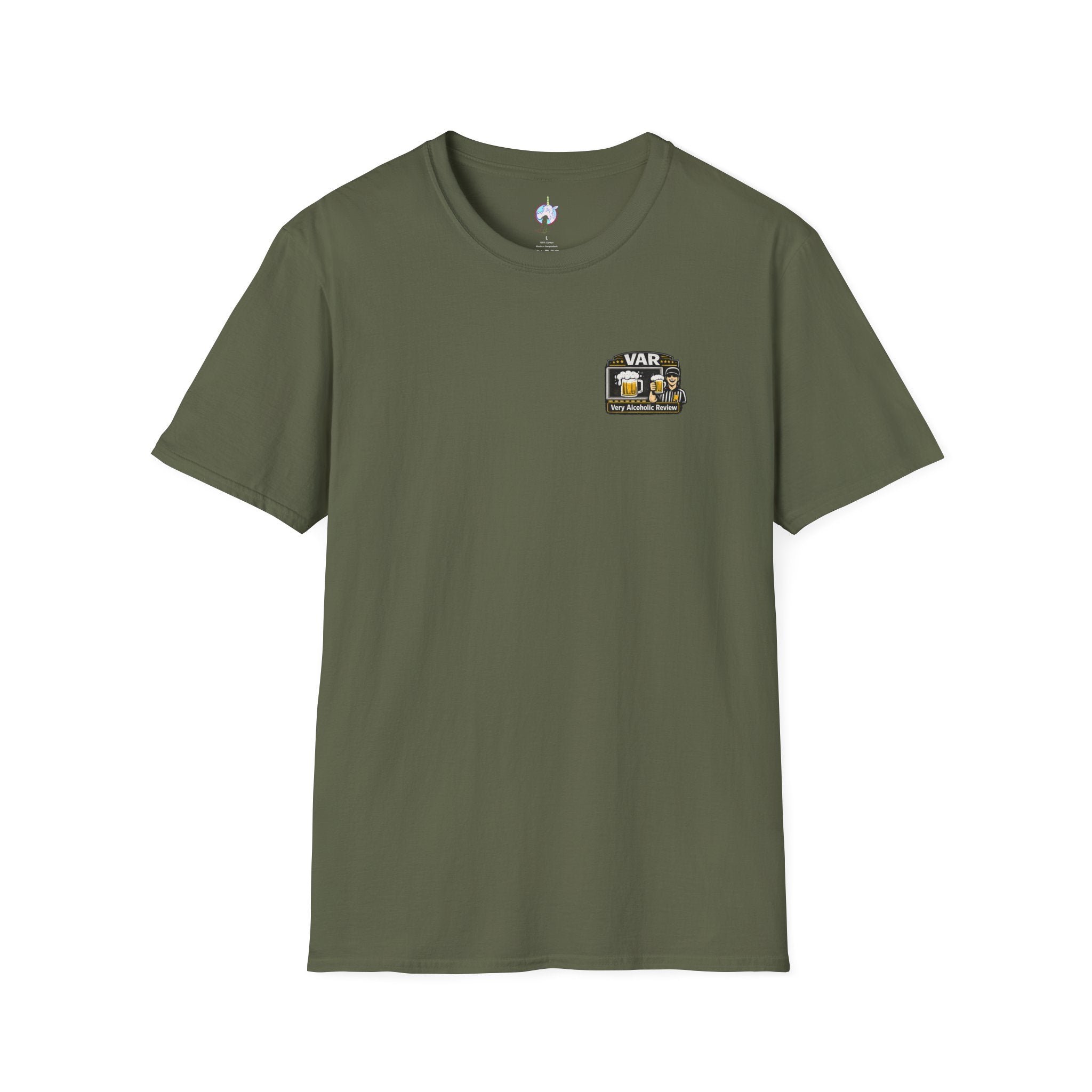 VAR "Very Alcoholic Review" Soccer T-Shirt — Beer Referee Graphic Tee