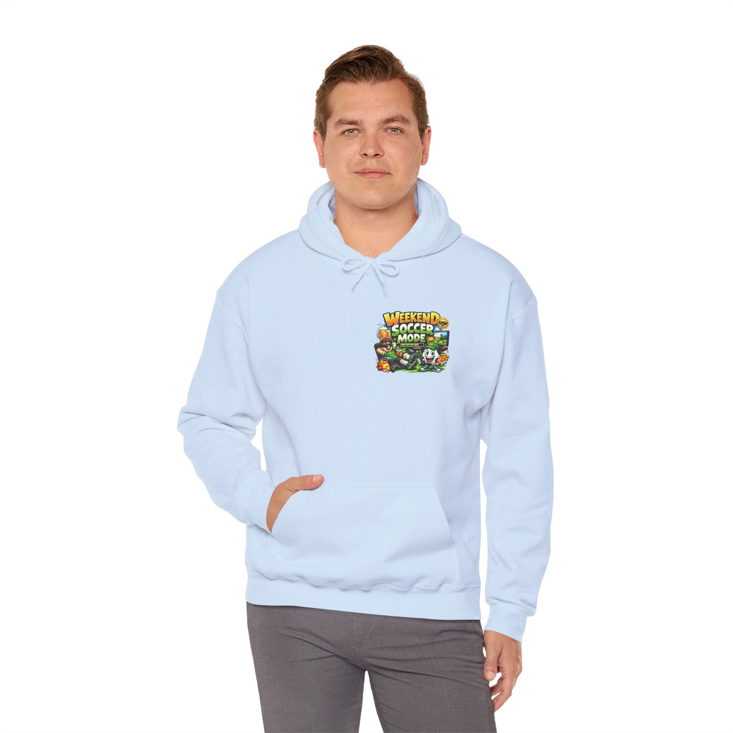 Weekend Soccer Mode Funny Hoodie