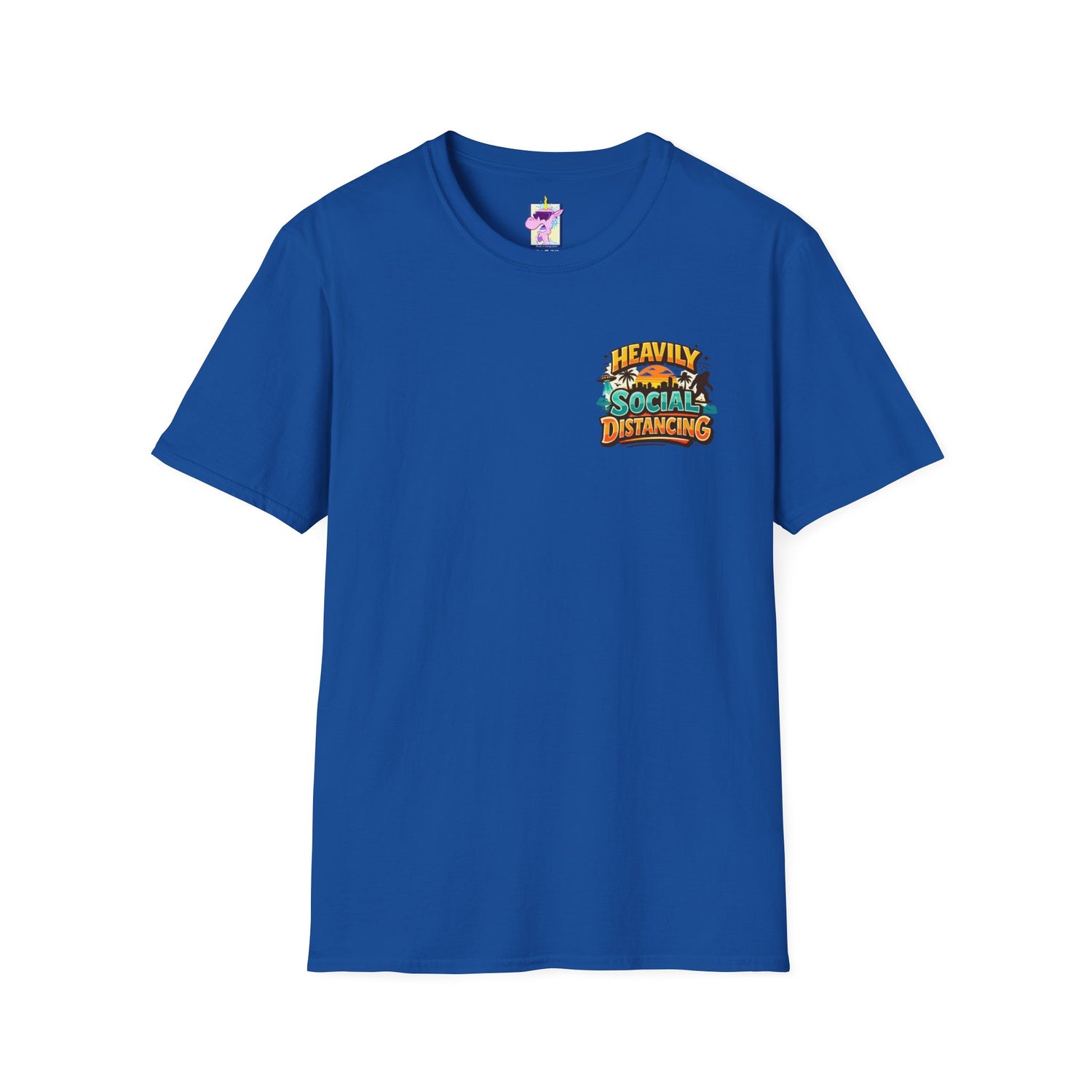 Heavily Socially Distancing Funny T-Shirt