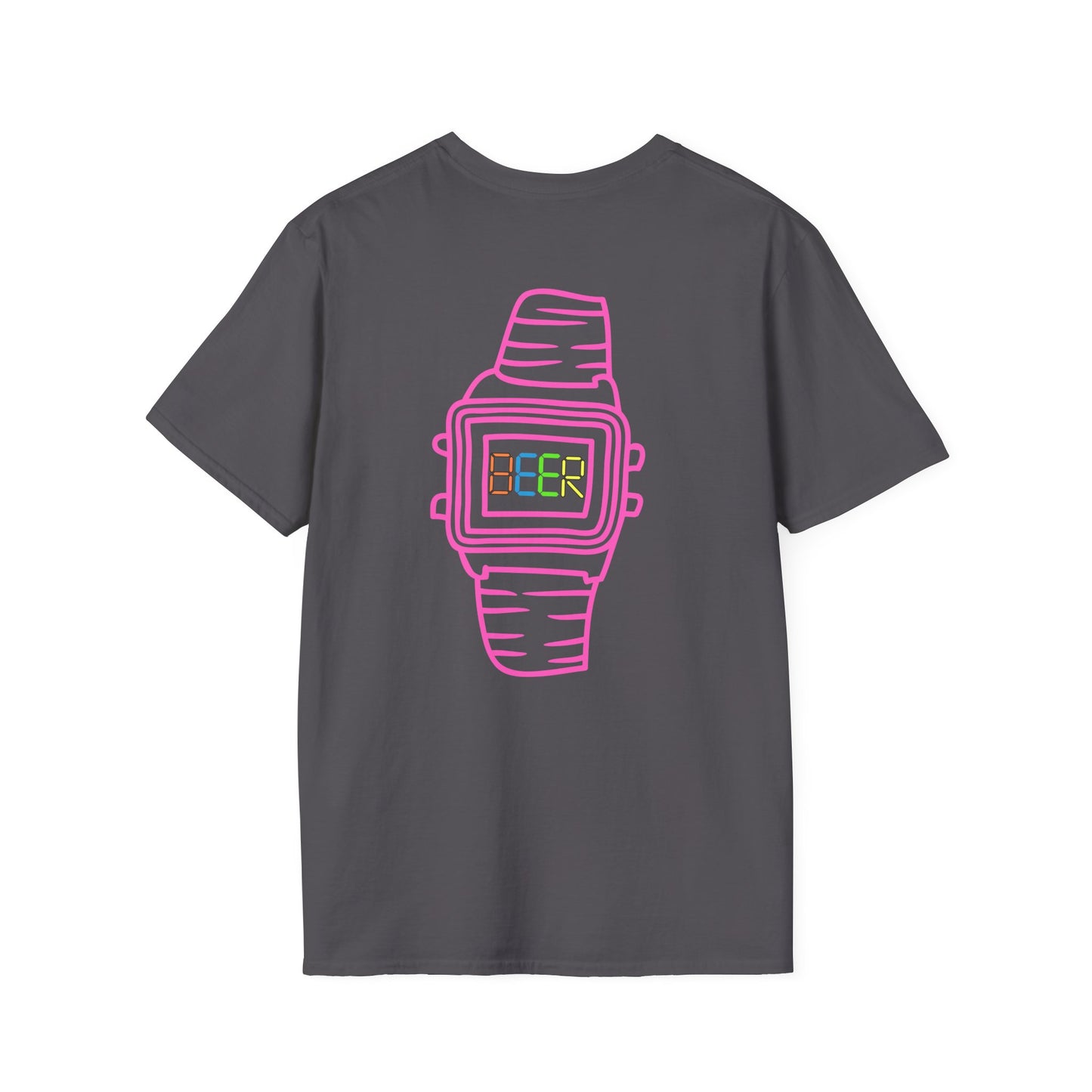 Retro Beer Watch Unisex T-Shirt, Fun Graphic Tee, Casual Wear, Summer Style, Perfect Gift for Beer Lovers, Party Shirt