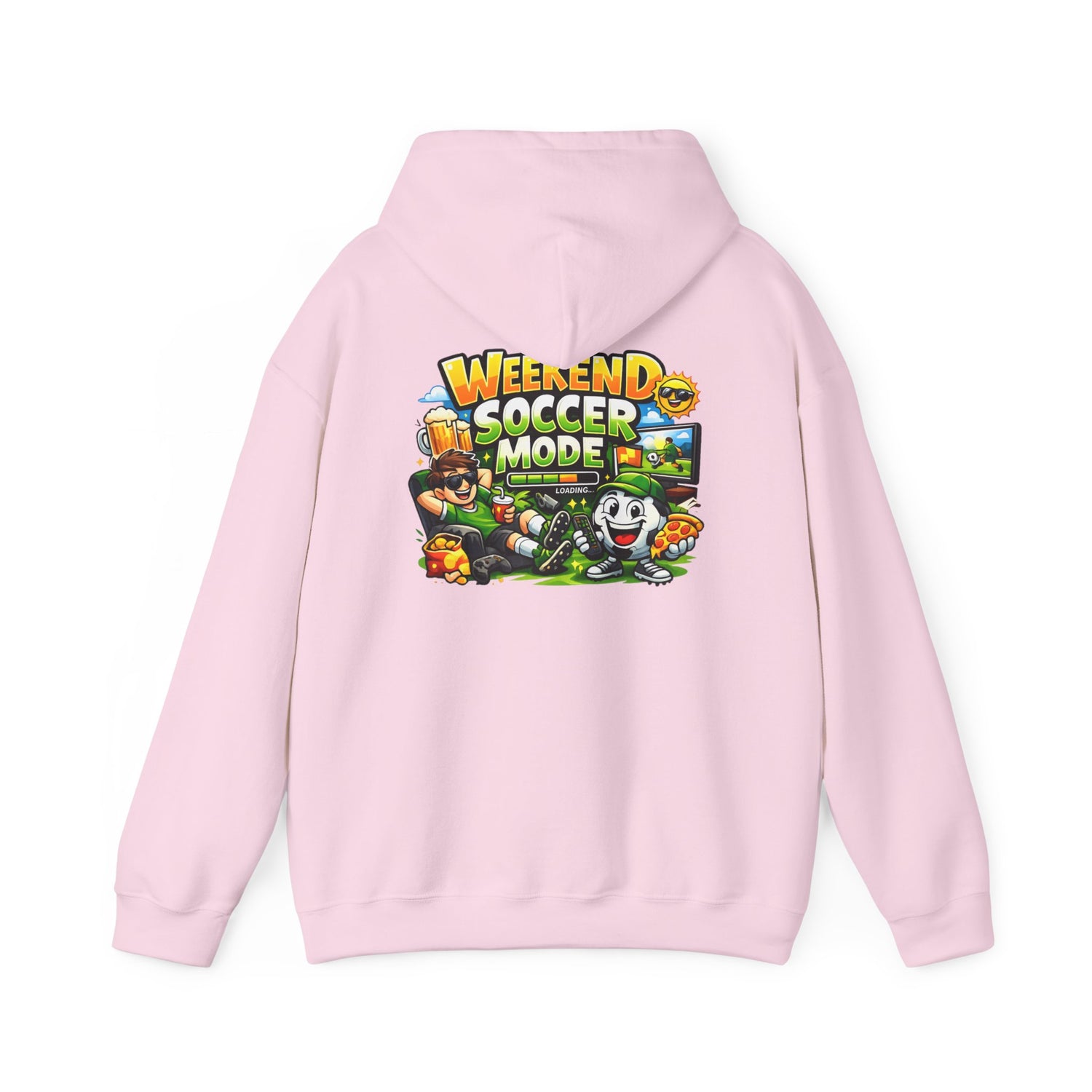 Weekend Soccer Mode Funny Hoodie