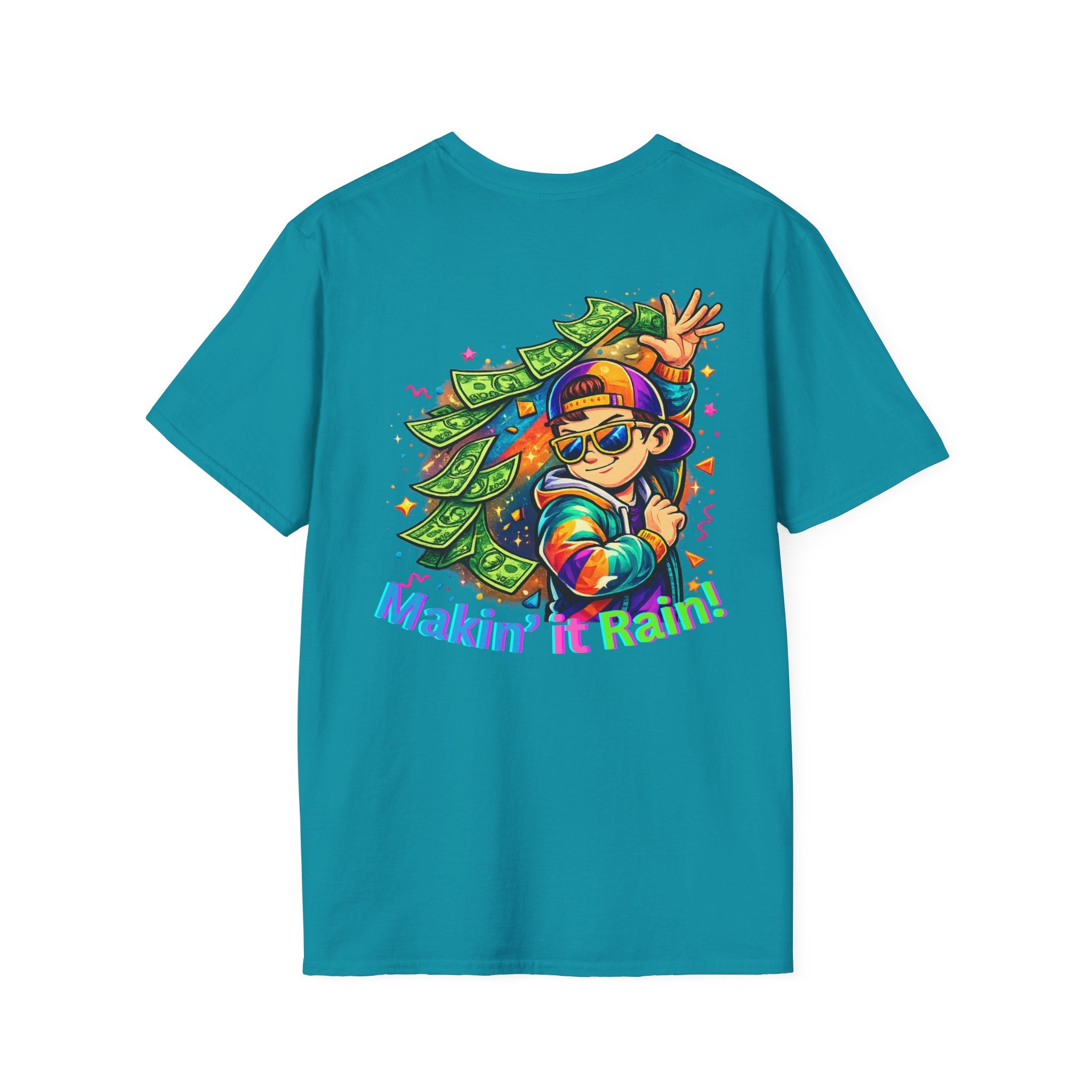 Making It Rain Money T-Shirt — Funny Bold Confident Graphic Tee