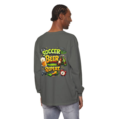 Soccer Beer Repeat Funny Sweatshirt