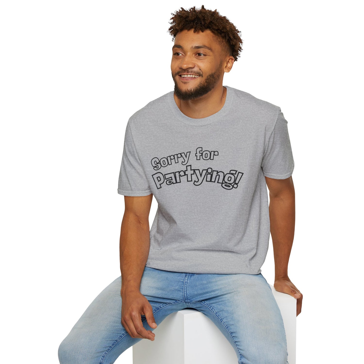 Sorry for Partying T-Shirt-Black