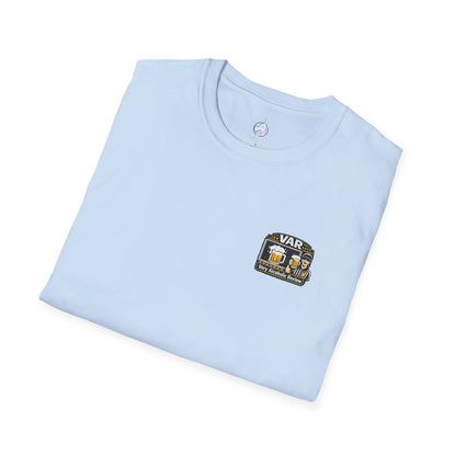 VAR "Very Alcoholic Review" Soccer T-Shirt — Beer Referee Graphic Tee