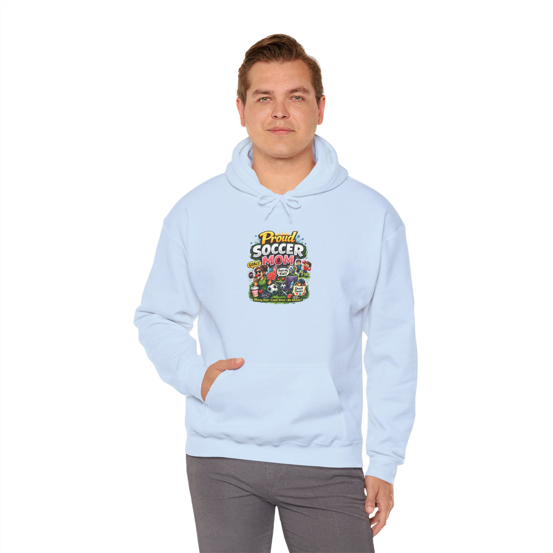 Proud Soccer Dad Funny Hoodie