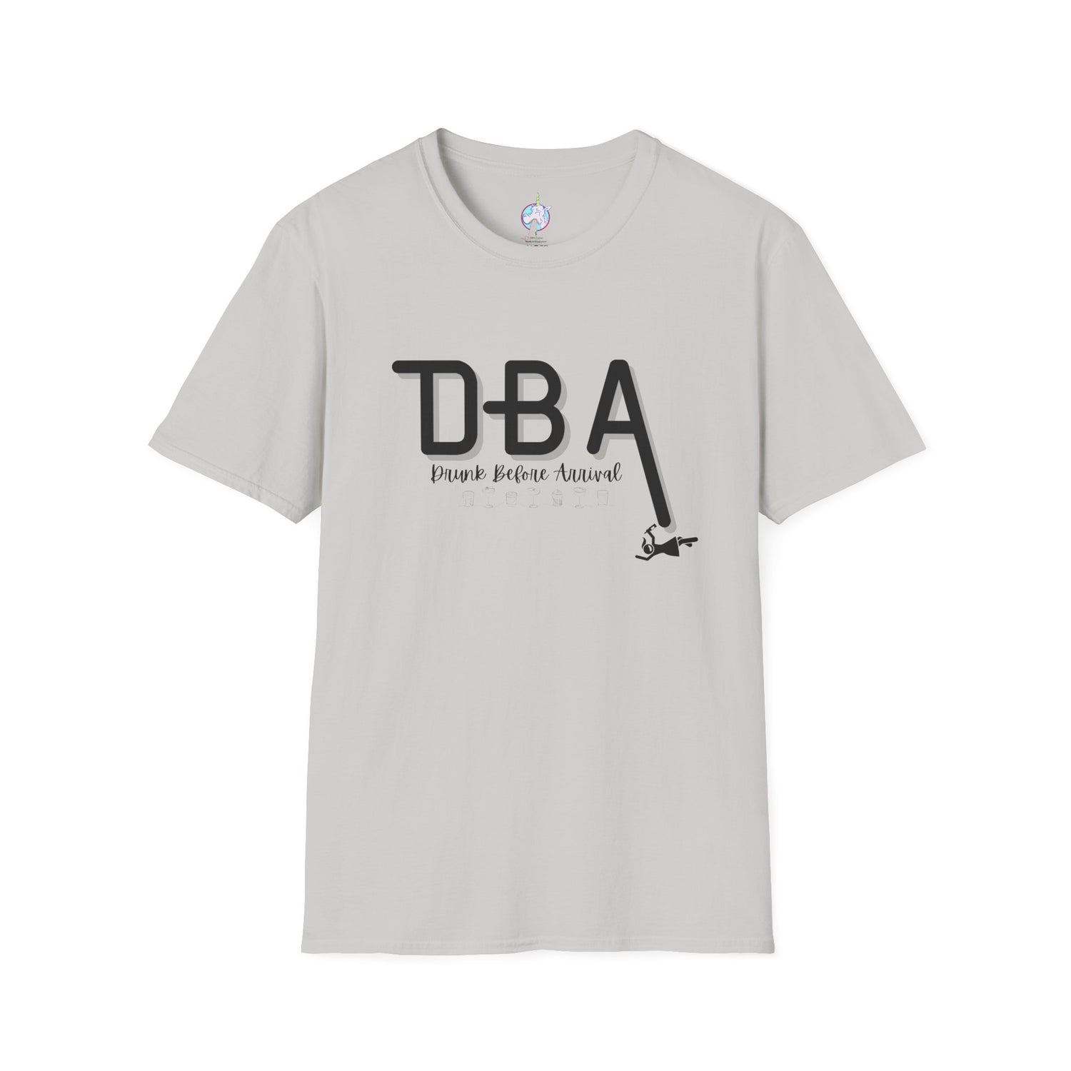 Drunk Before Arrival Funny T-Shirt — Bold Party Tee