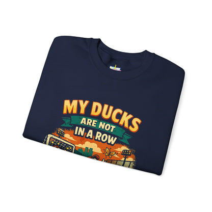 My Ducks Are Not In A Row Funny T-Shirt Sarcastic Graphic Tee Anxiety Humor Gift Funny Slogan Shirt Novelty Tee