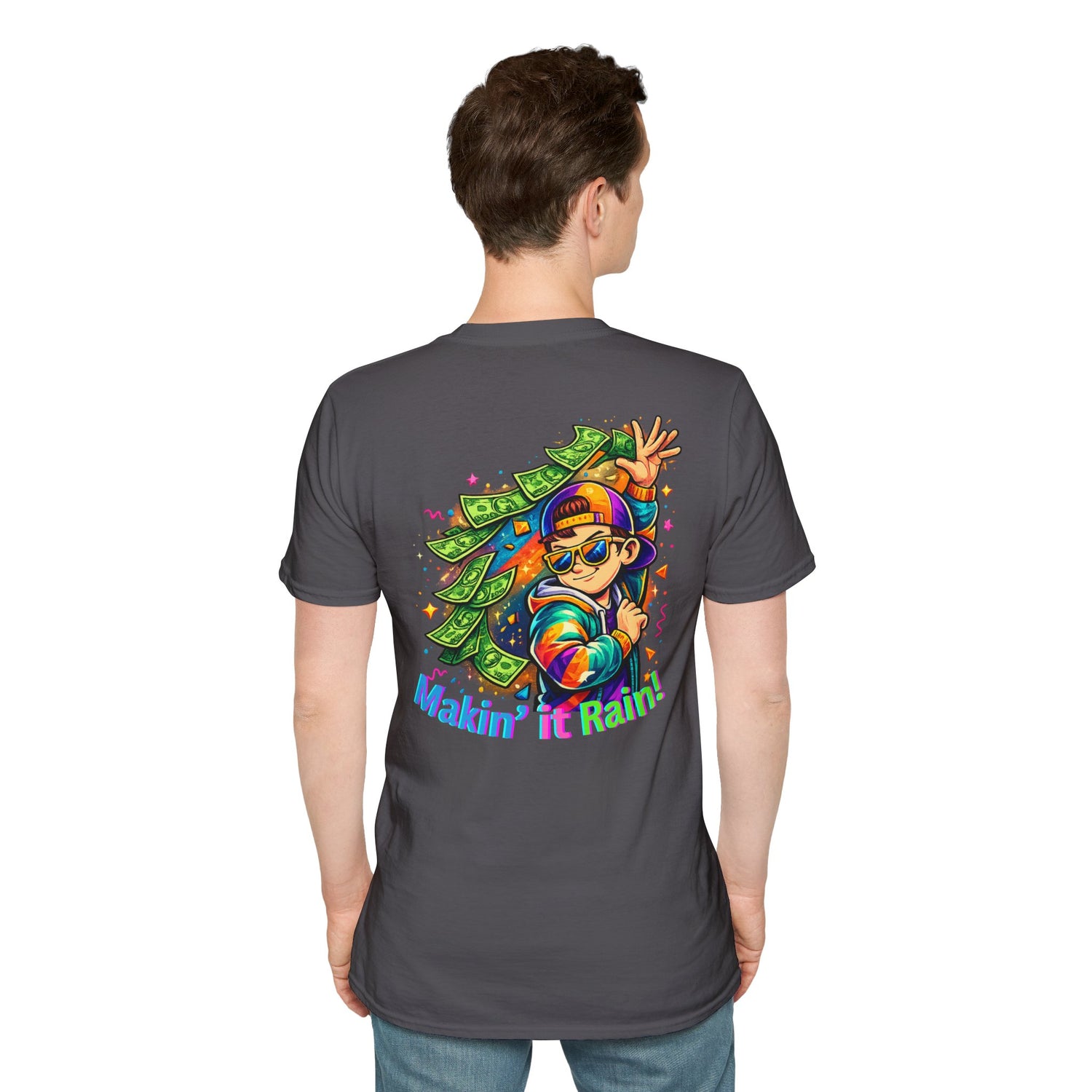 Making It Rain Money T-Shirt — Funny Bold Confident Graphic Tee
