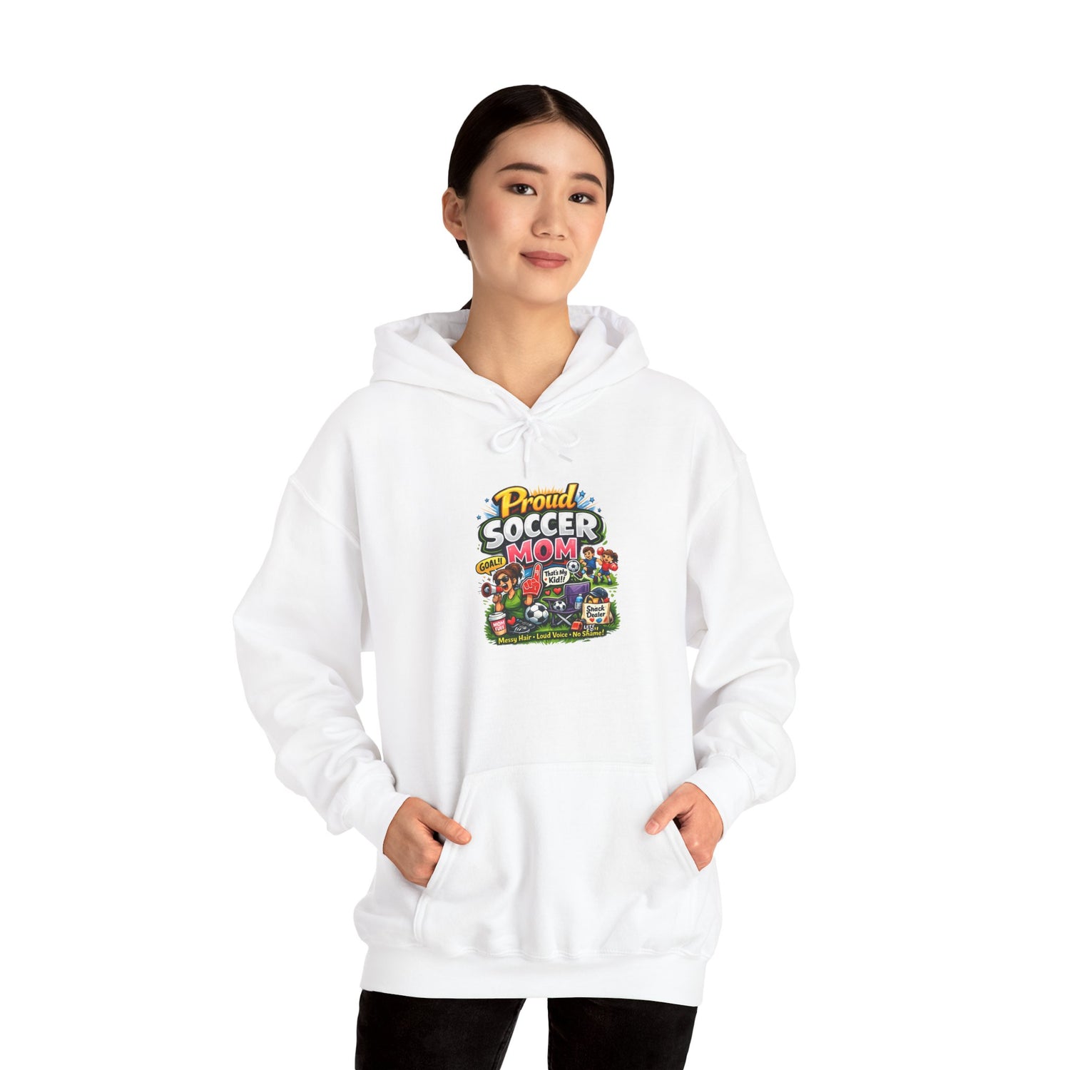 Proud Soccer Mom Funny Hoodie