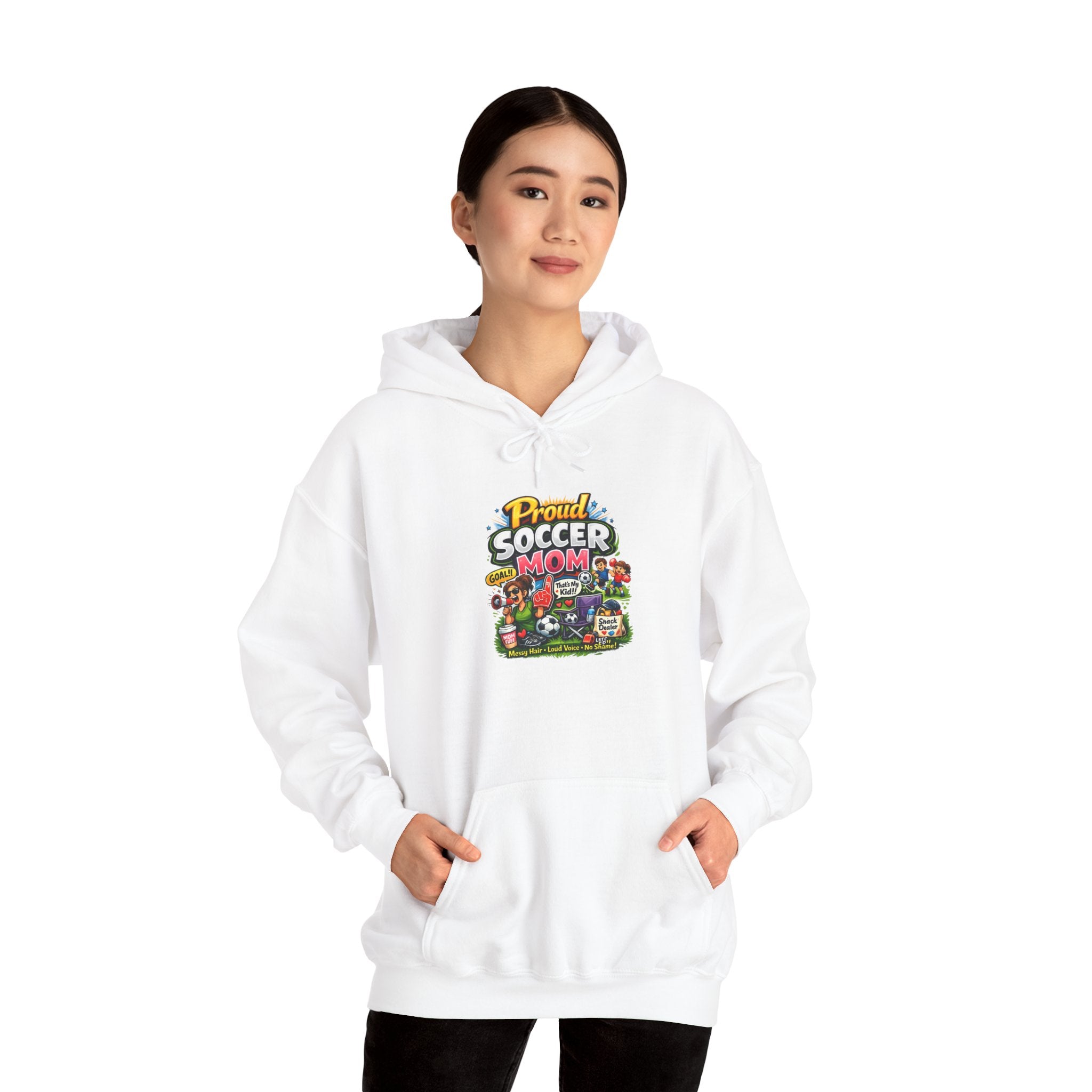 Proud Soccer Mom Funny Hoodie