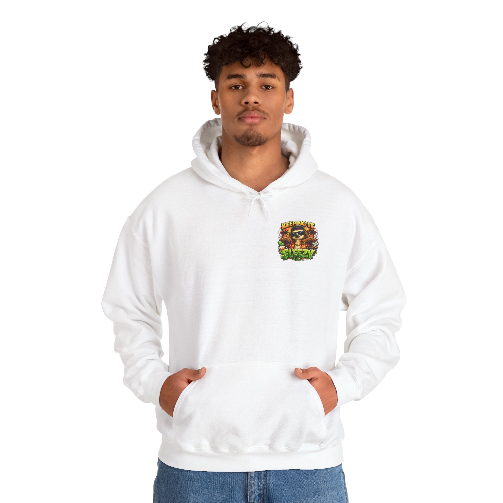 Keeping It Sleazy Sloth Funny Hoodie