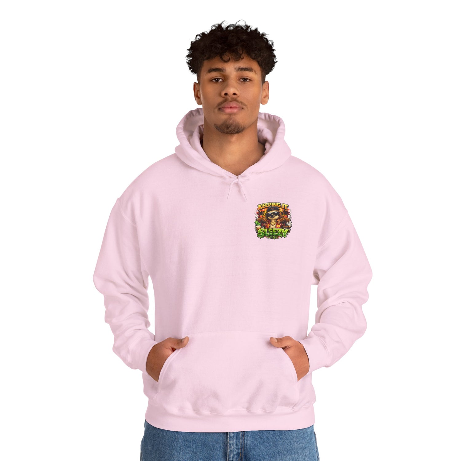 Keeping It Sleazy Sloth Funny Hoodie
