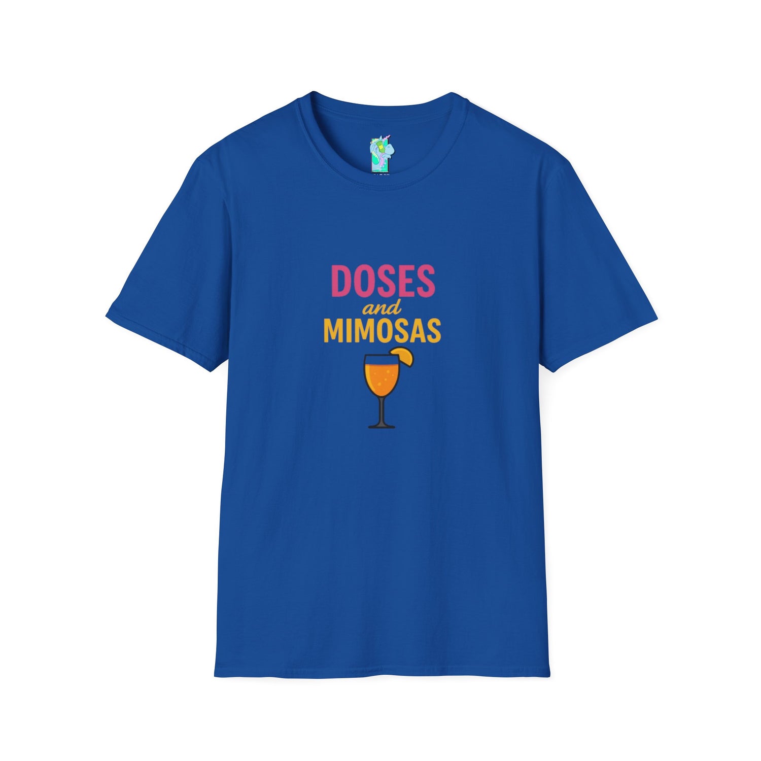 Doses and Mimosas- Party Vibes Unisex T-Shirt