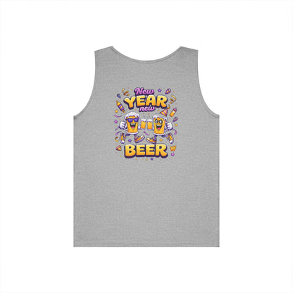 New Year New Beer Funny T-Shirt Sarcastic Drinking Tee Funny New Years Shirt Resolution Novelty Beer Gift Graphic Tee