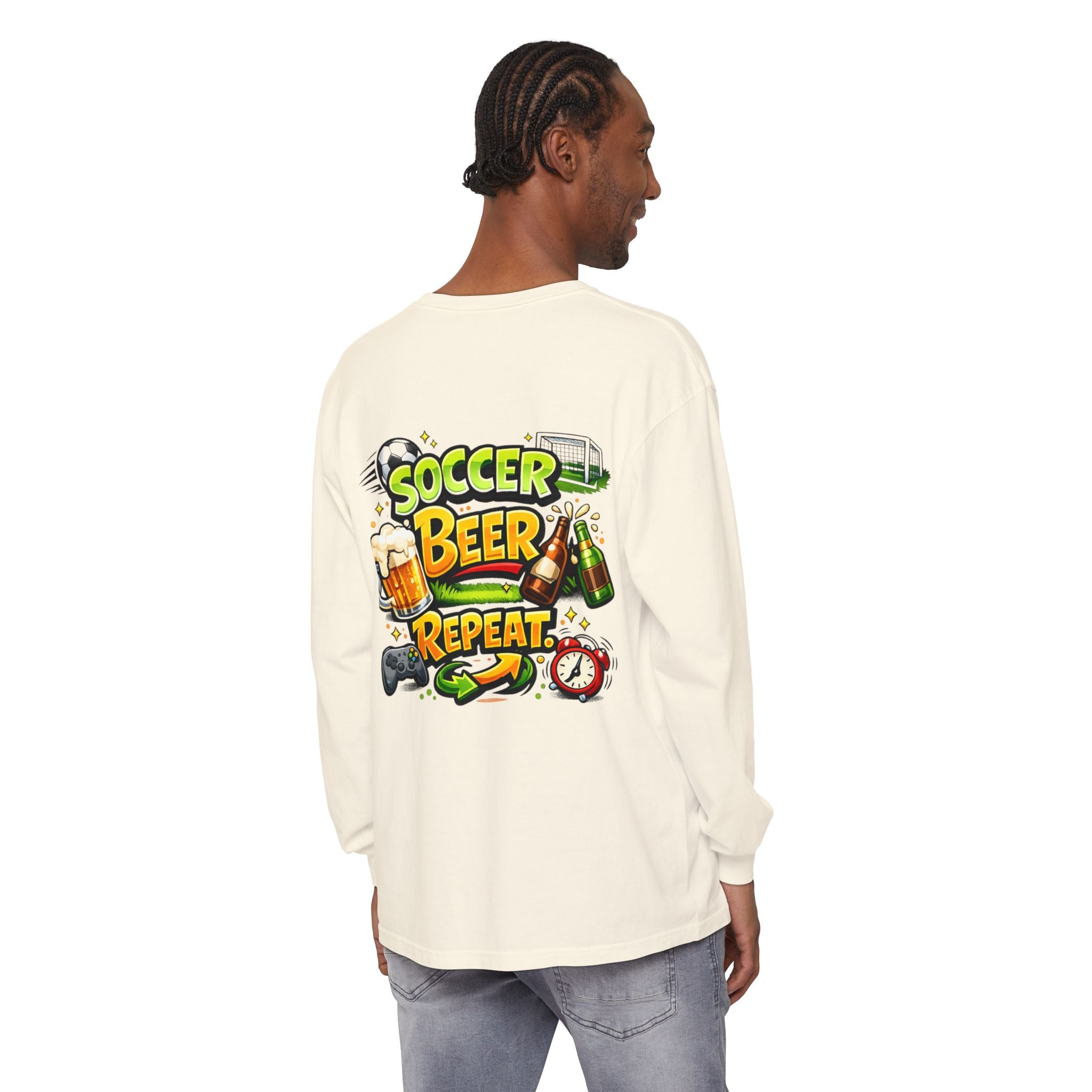 Soccer Beer Repeat Funny Sweatshirt