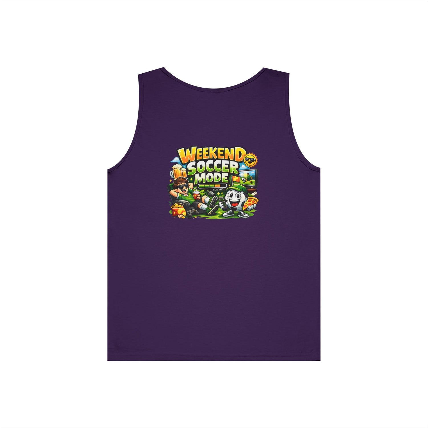 Weekend Soccer Mode Funny Tank Top