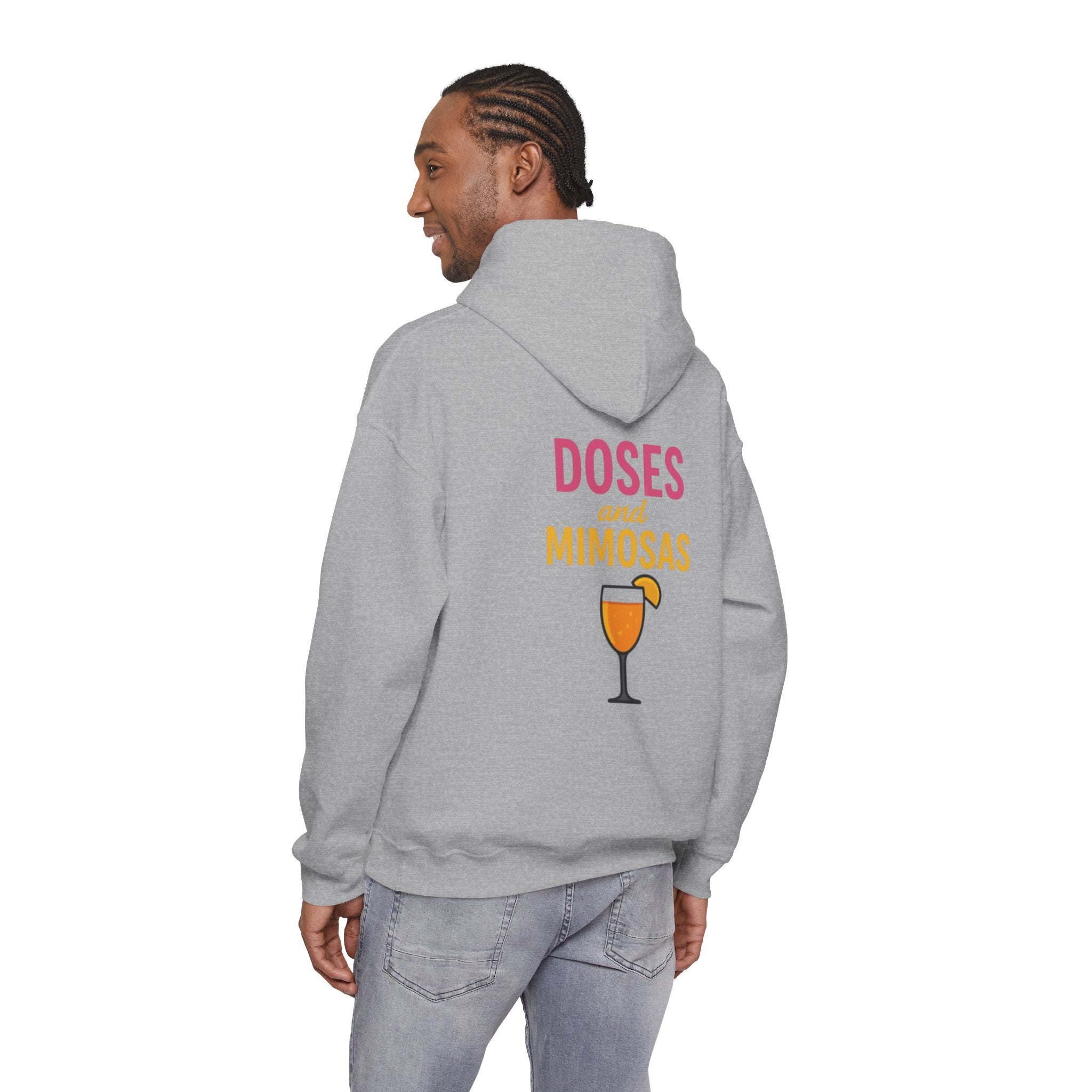 Party Vibes Hooded Sweatshirt — "Sunday Funday" Doses &amp; Mimosas
