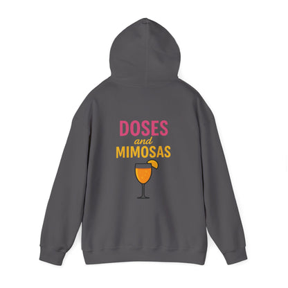 Party Vibes Hooded Sweatshirt — "Sunday Funday" Doses &amp; Mimosas