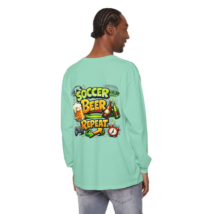 Soccer Beer Repeat Funny Sweatshirt