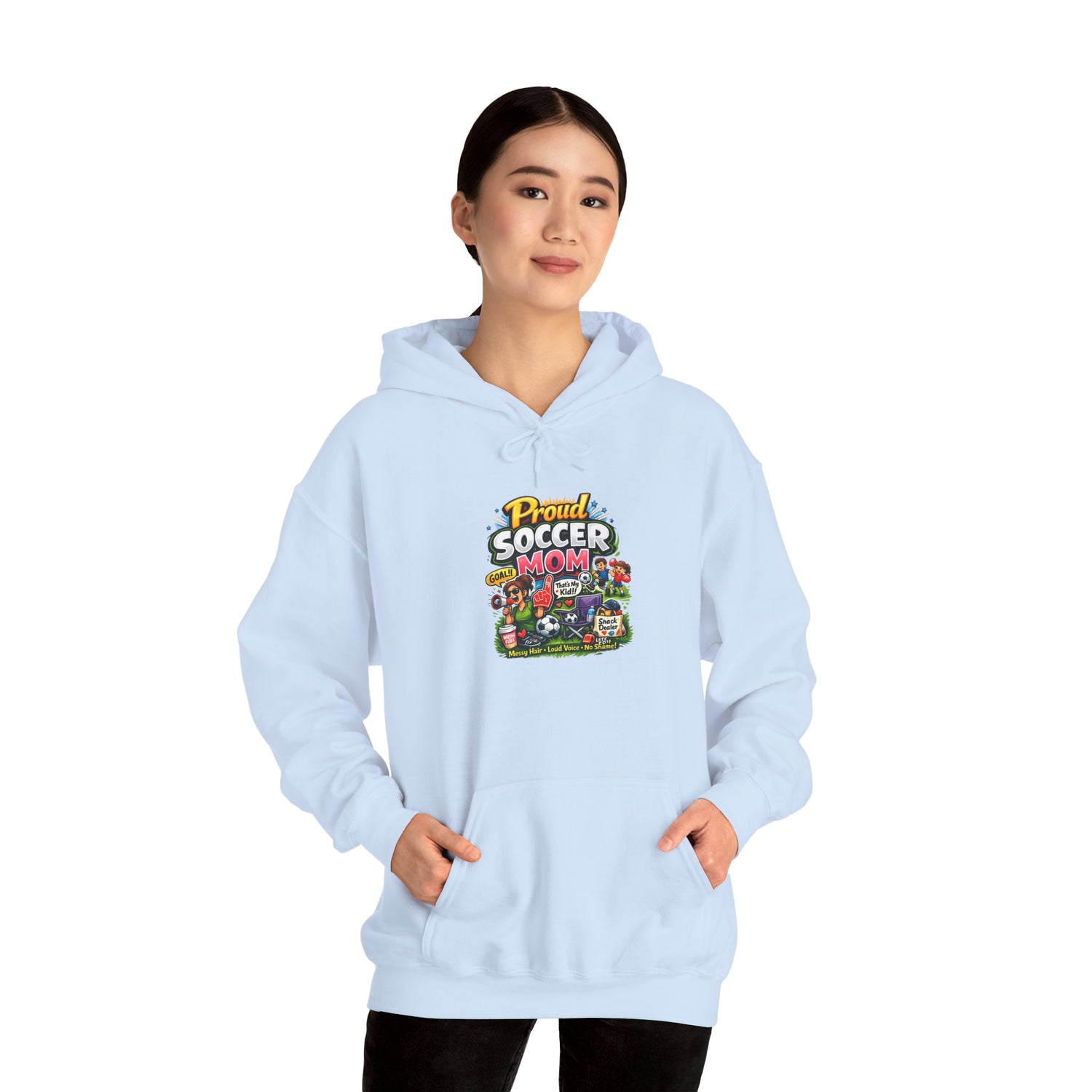 Proud Soccer Mom Funny Hoodie