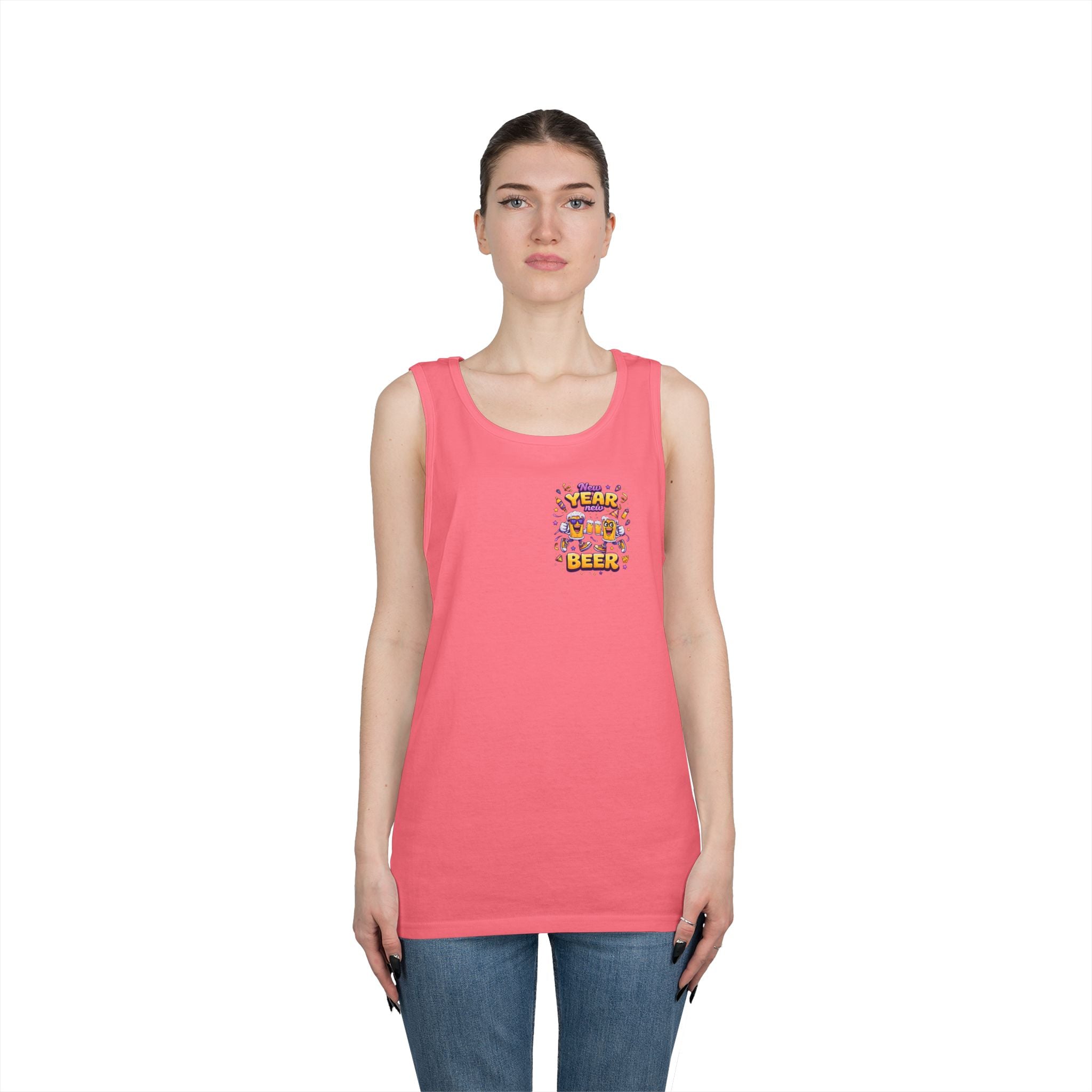 New Year New Beer Funny Tank Top